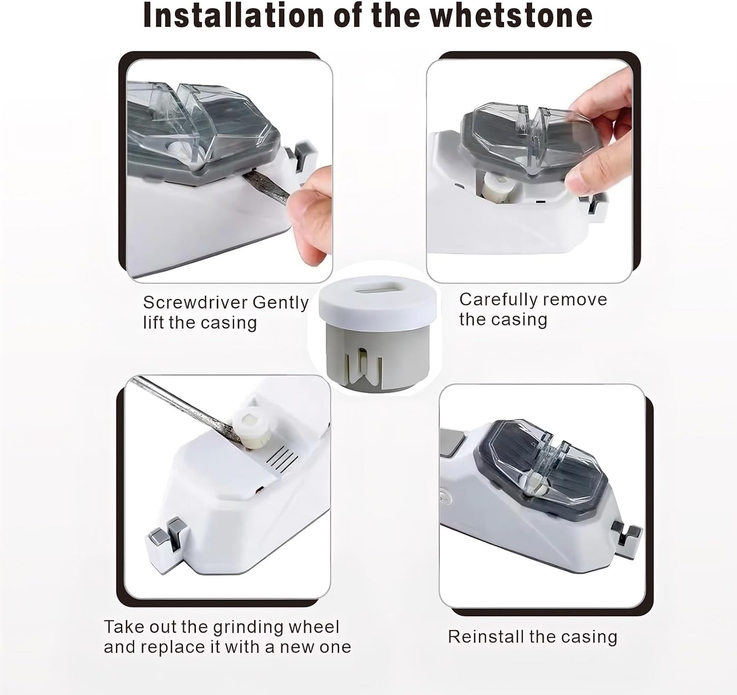 Versatile Besyner Sharp Pro sharpener for various knife types and scissors