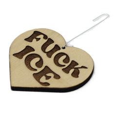 Portland studio handmade Christmas ornament with hanger