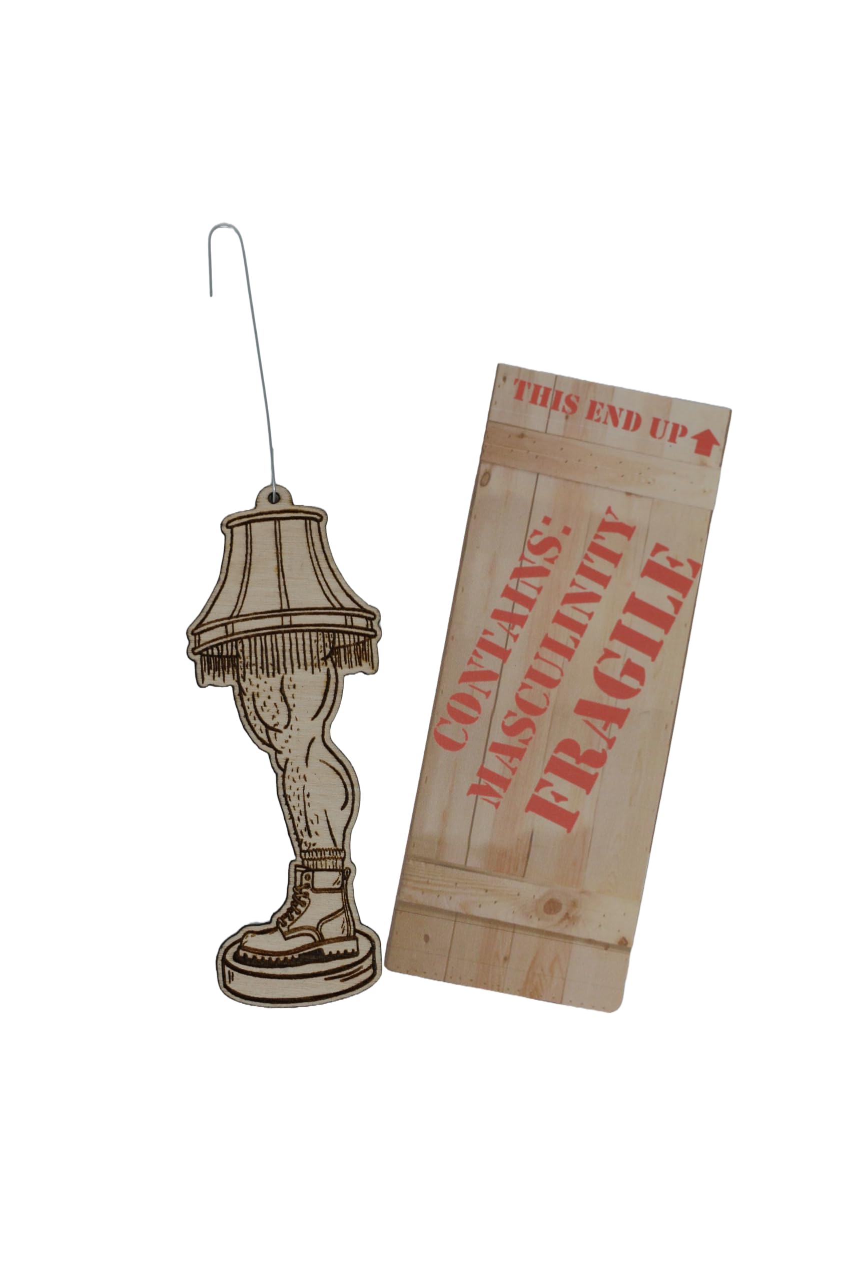 Collectable birch wood ornament for Christmas trees