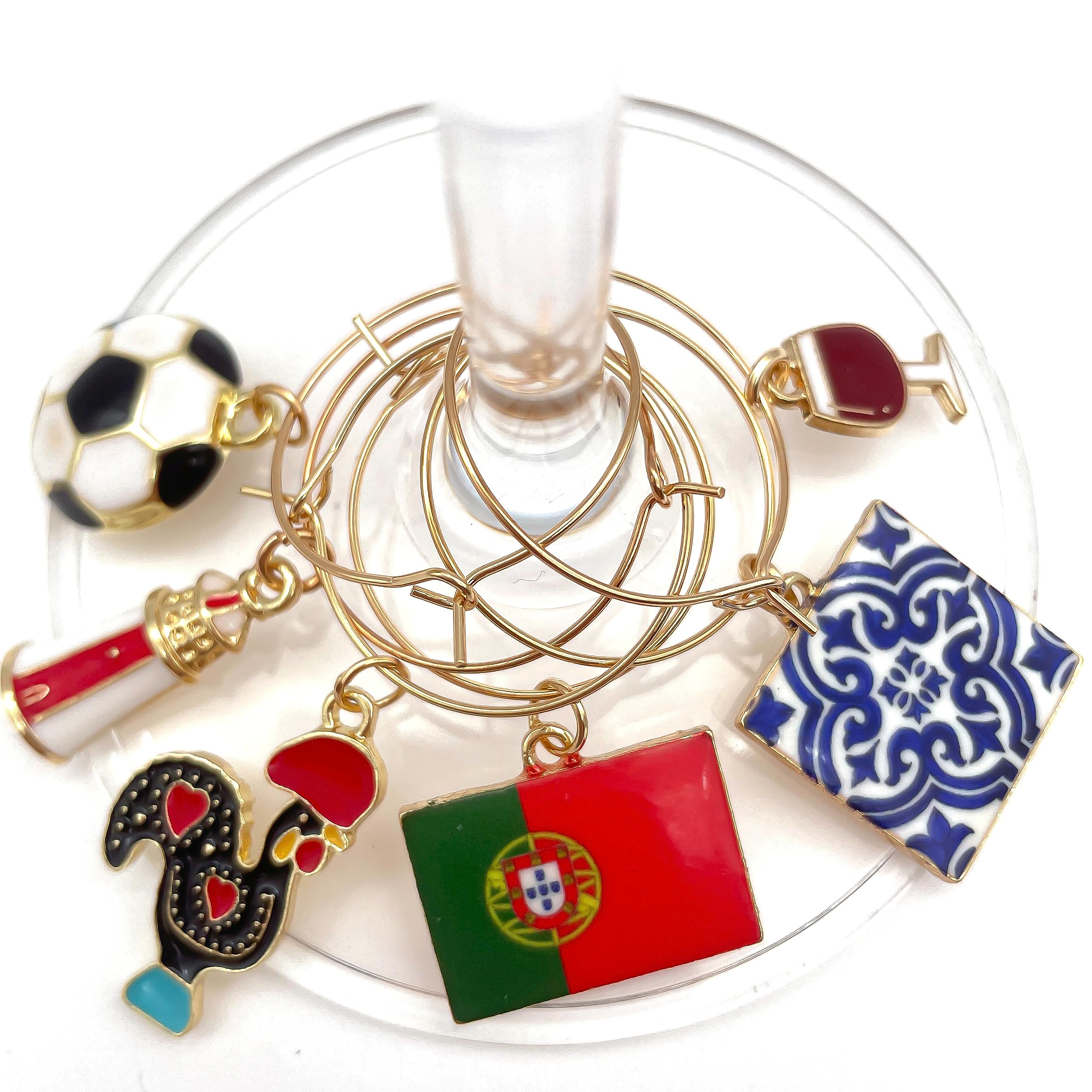 Soccer charm from Serendipity Portugal Wine Charms set