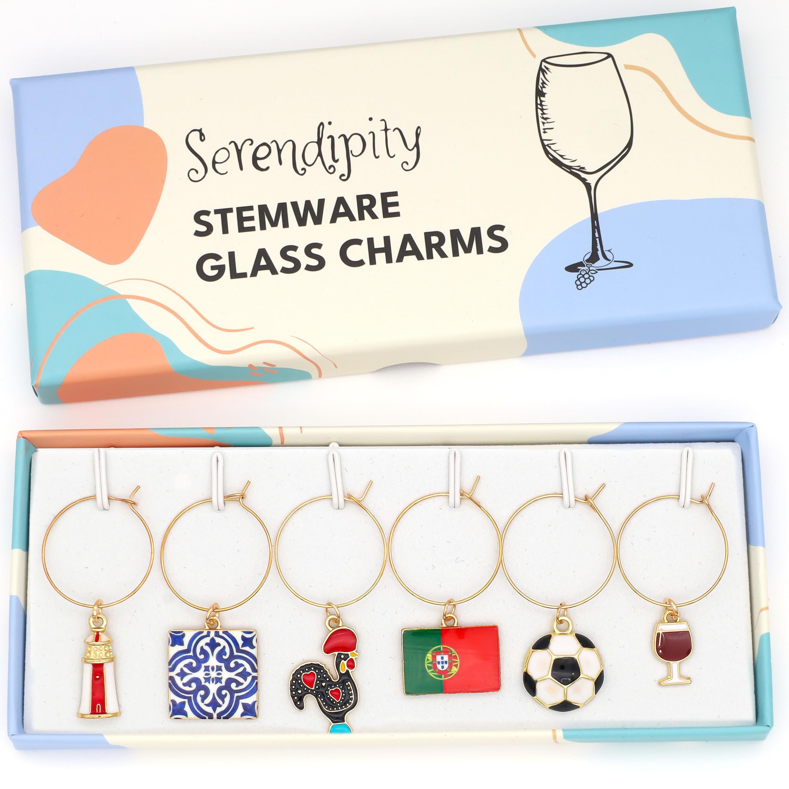 Lighthouse charm from Serendipity Portugal Wine Charms set