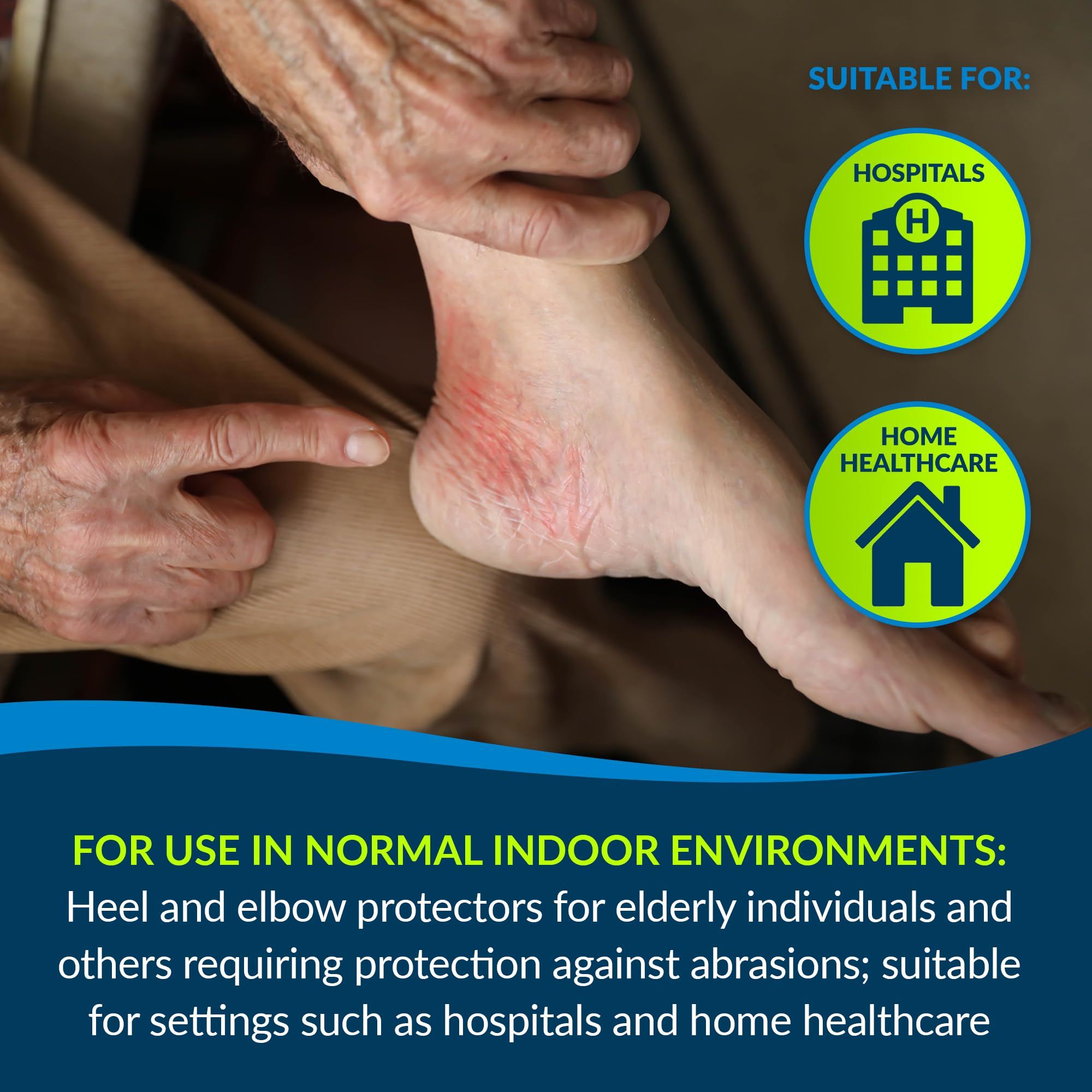 Non latex knit protectors with foam padding