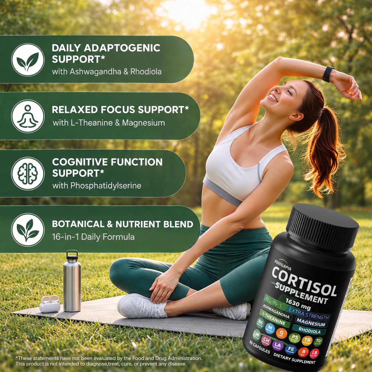 Rhodiola and phosphatidylserine complex