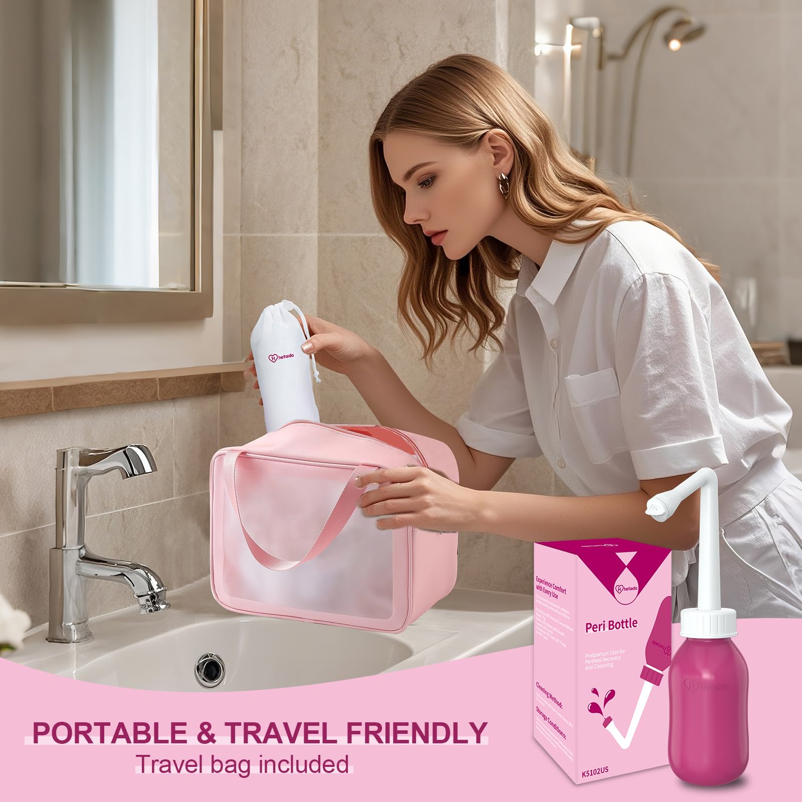 Hetaida postpartum essential peri bottle after birth