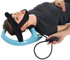 Product image of posture neck exerciser showing neck support device