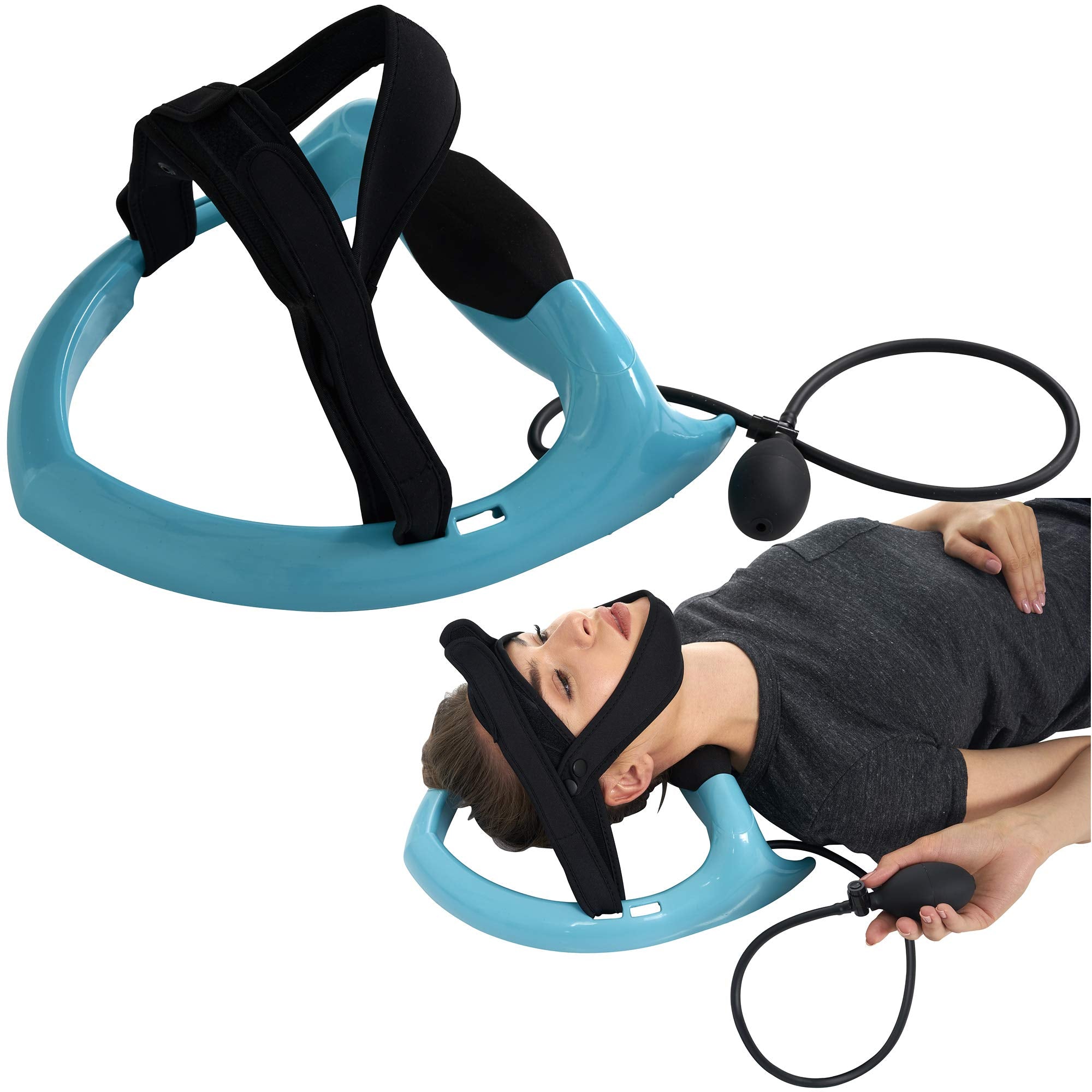 Back posture improvement with posture neck exerciser image