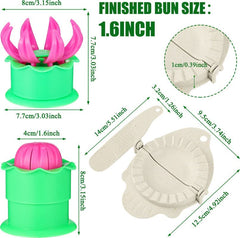 Potchen dumpling molds and filling spoons included