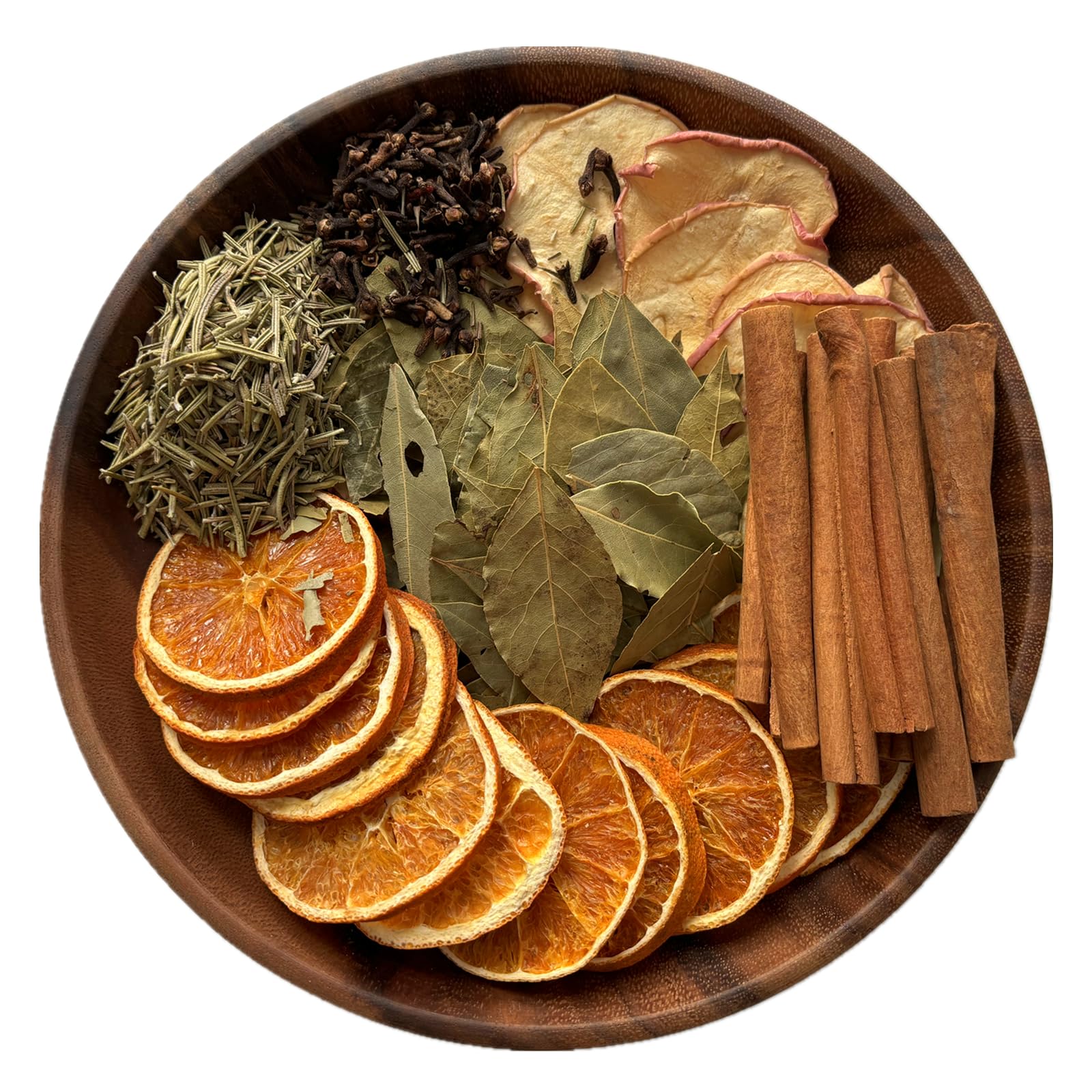 Natural dried ingredients for stovetop fragrance