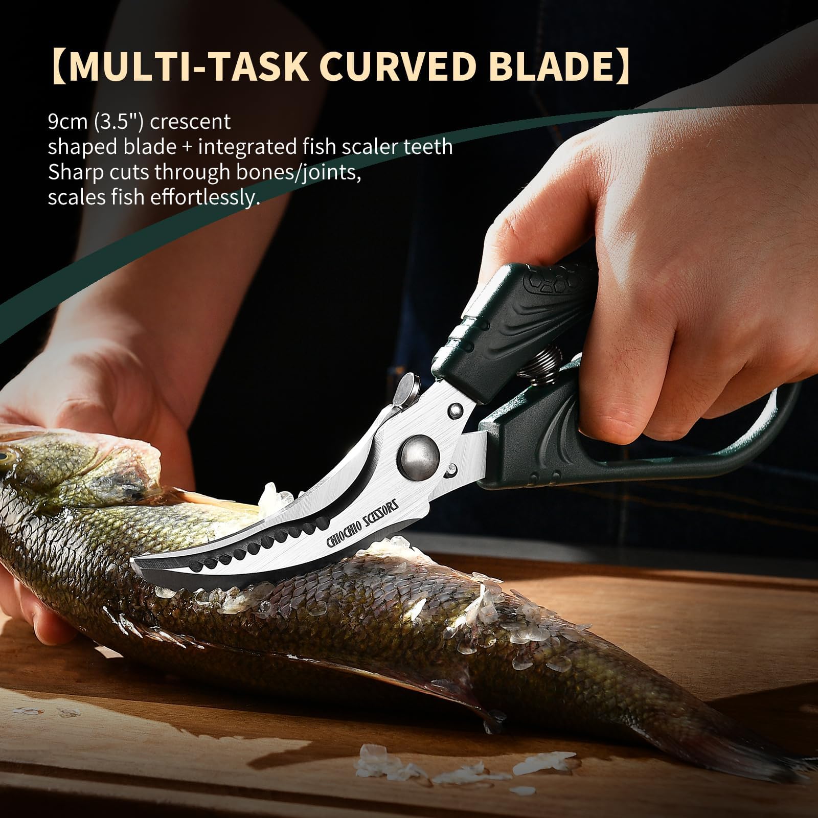 Dishwasher-safe Poultry Shears Heavy Duty design