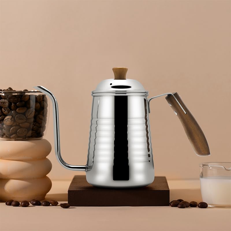 Pour over 304 stainless kettle for hygienic use