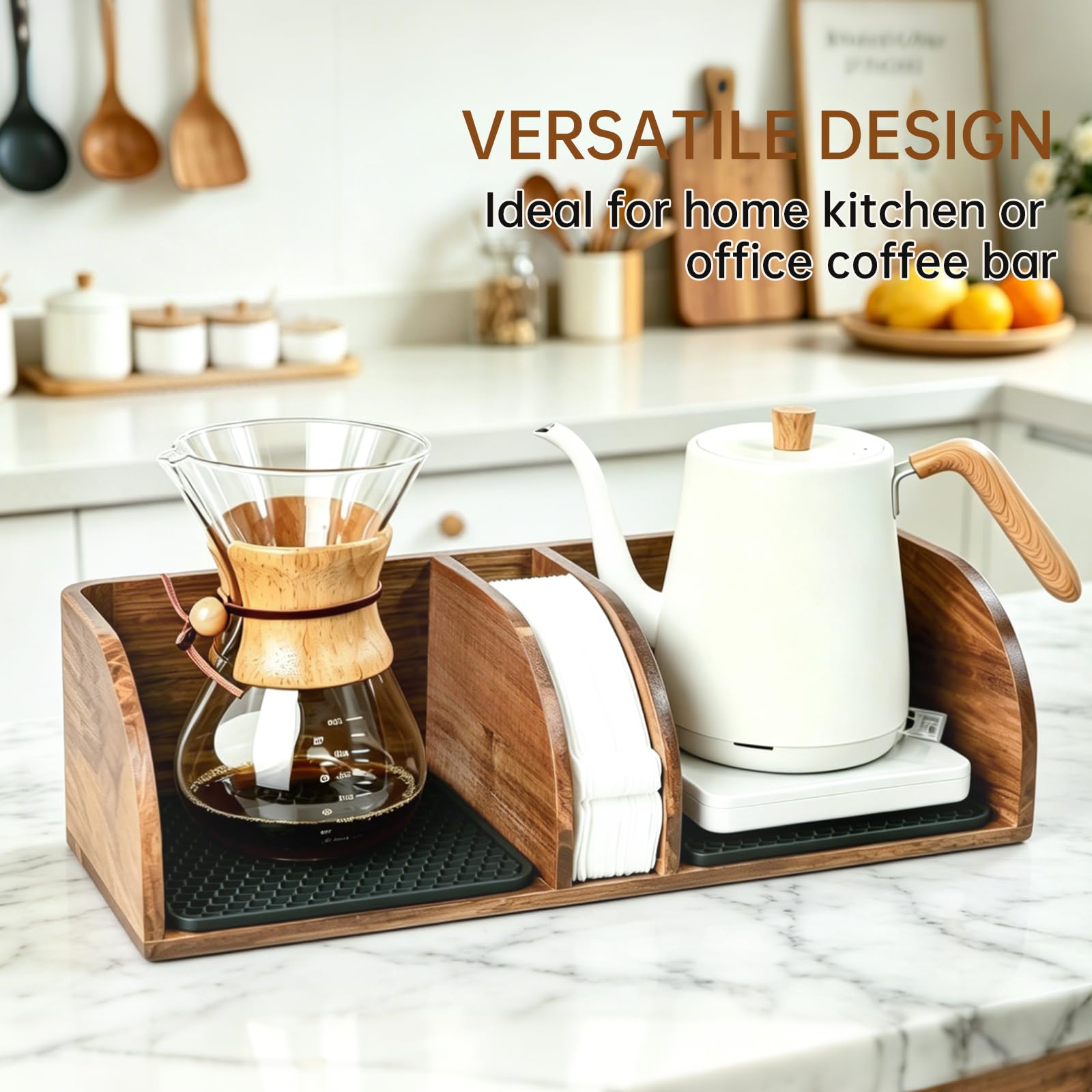 Pour over maker stand acacia image 4