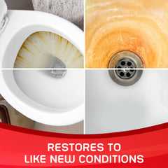 Rust stain remover powder for laundry and appliances