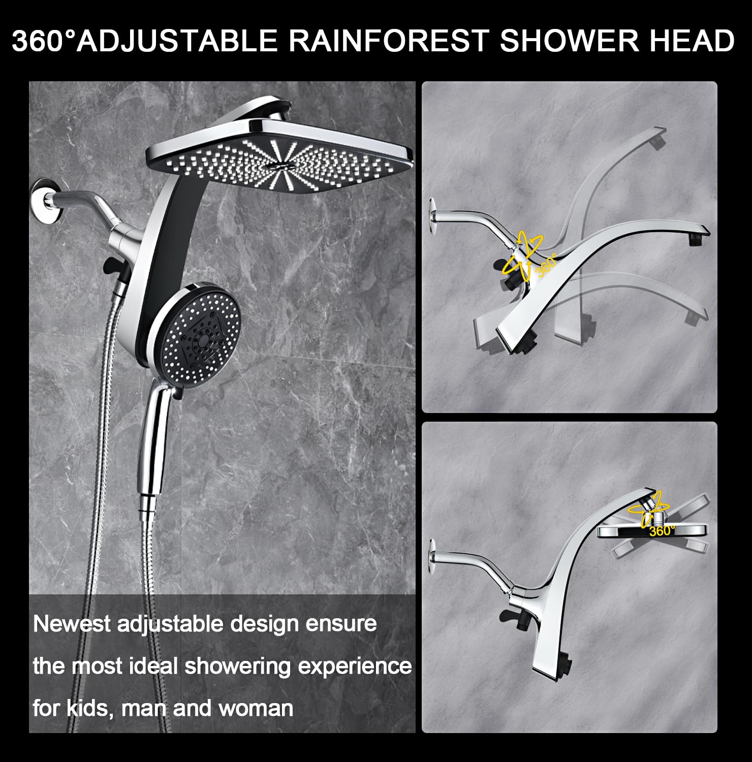 power jets for cleaning and rinsing