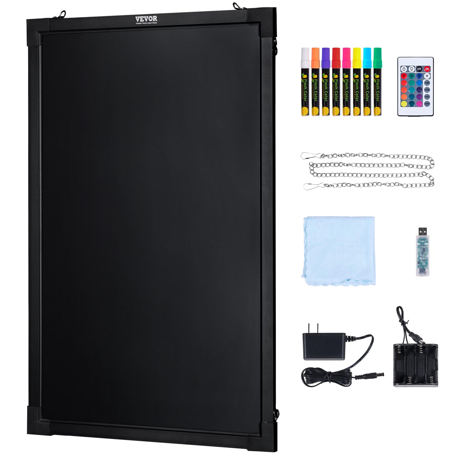 Board powered by AC USB or power bank
