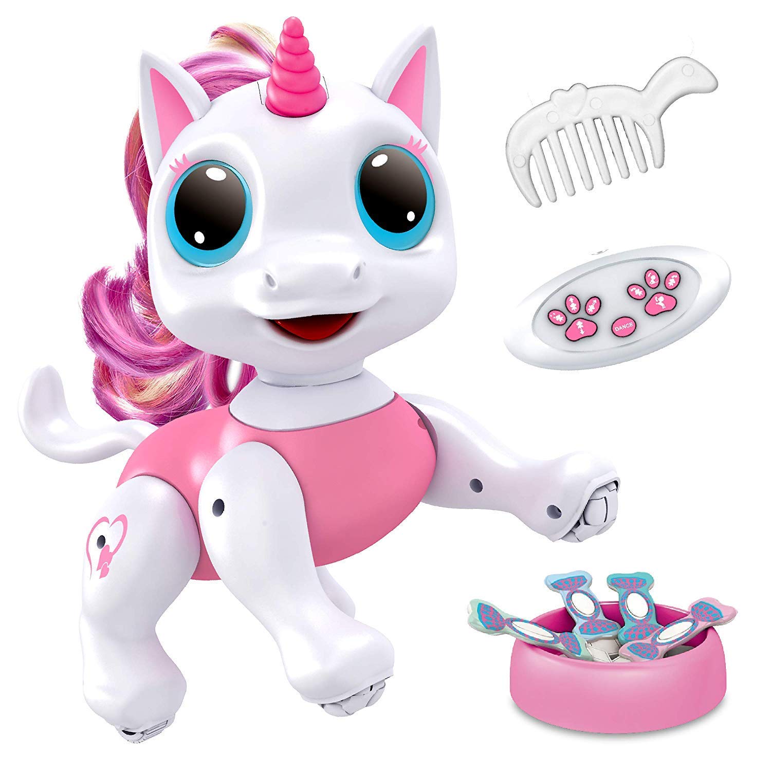 Power Your Fun Robo Pets Unicorn Toy pink