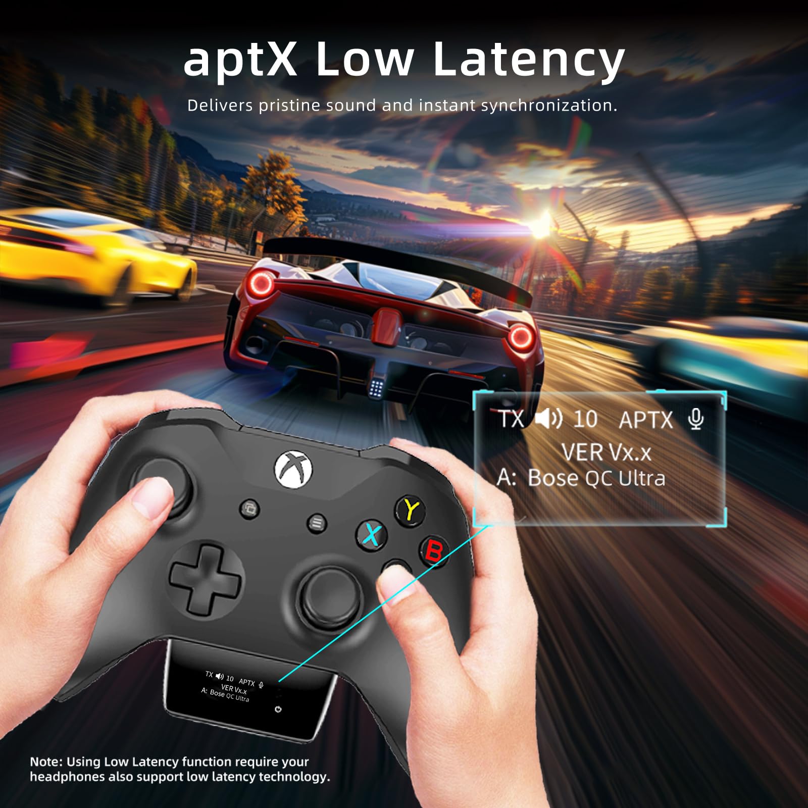 Controller powered adapter with status lights image