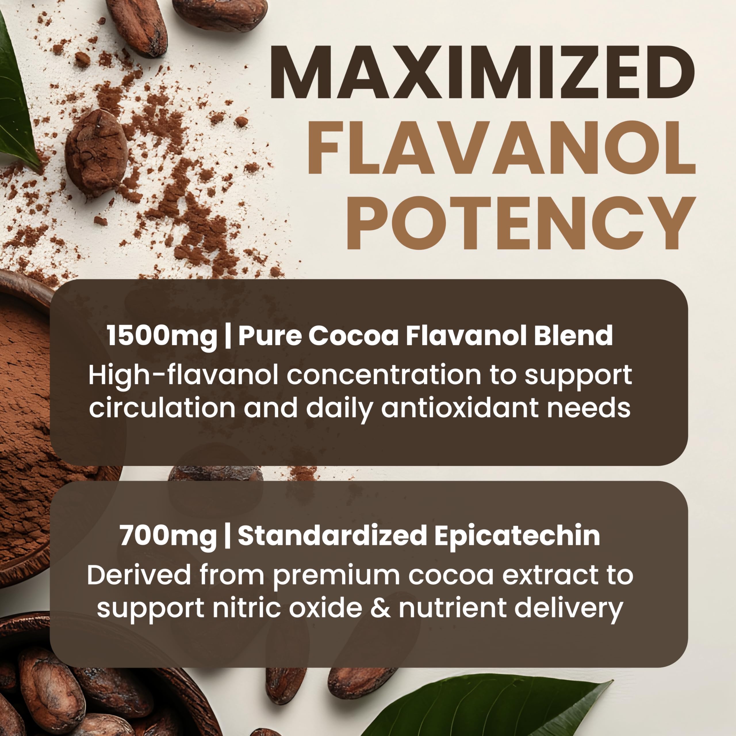 Powered X Plants Premium Dark Cacao flavor product image