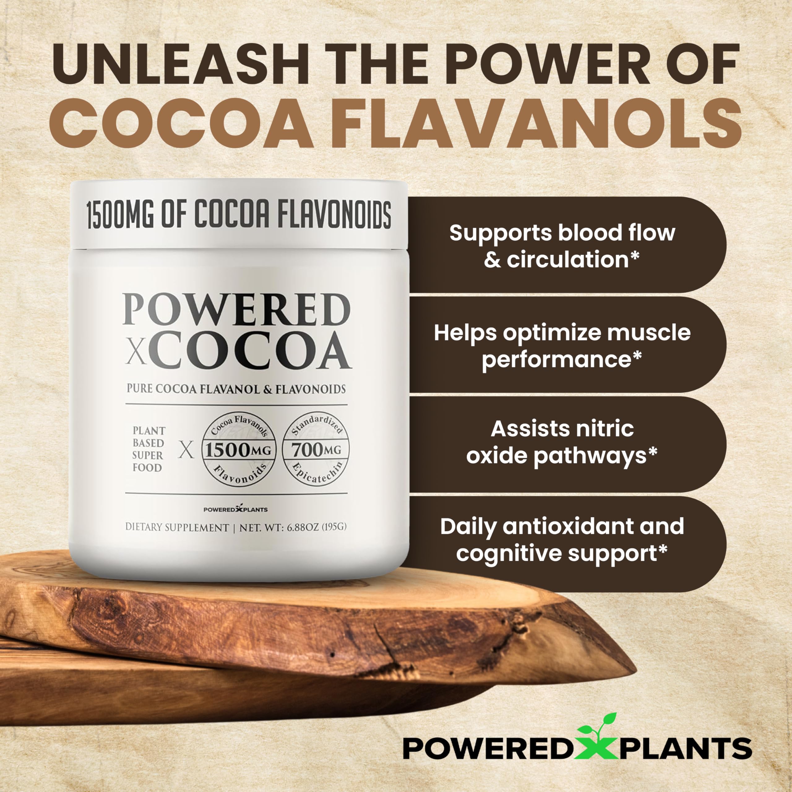Powered X Plants Epicatechin 700mg ingredient highlight
