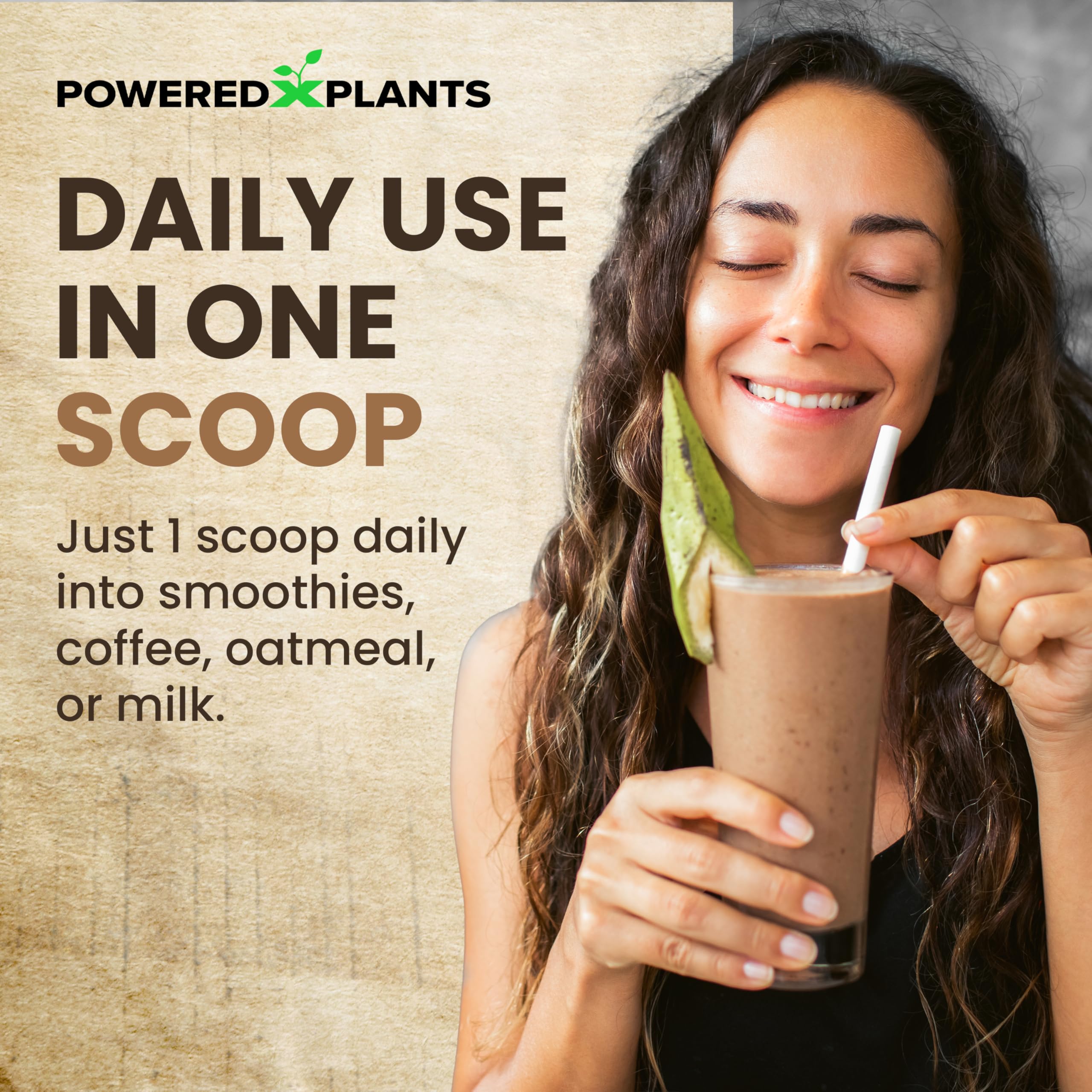 Powered X Plants GMO free gluten free no artificial additives