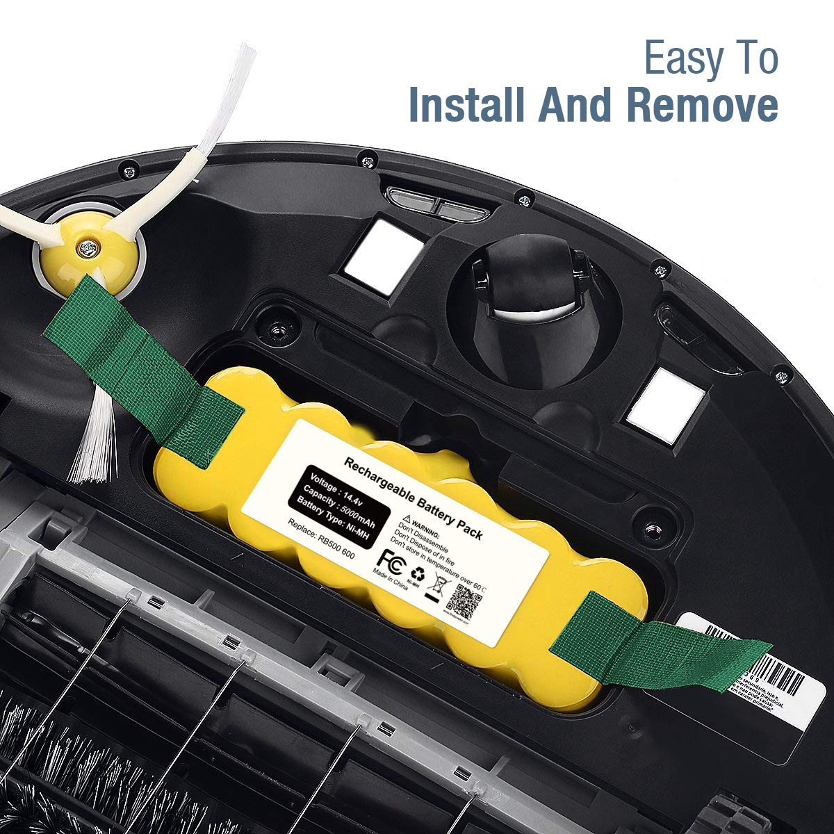 Powerextra easy install Roomba replacement battery image