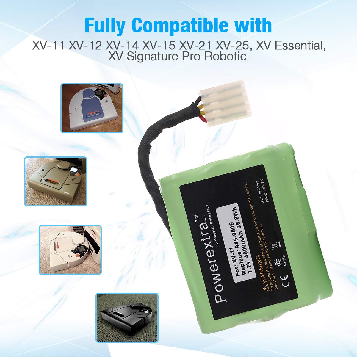 Powerextra Neato XV-15 replacement battery