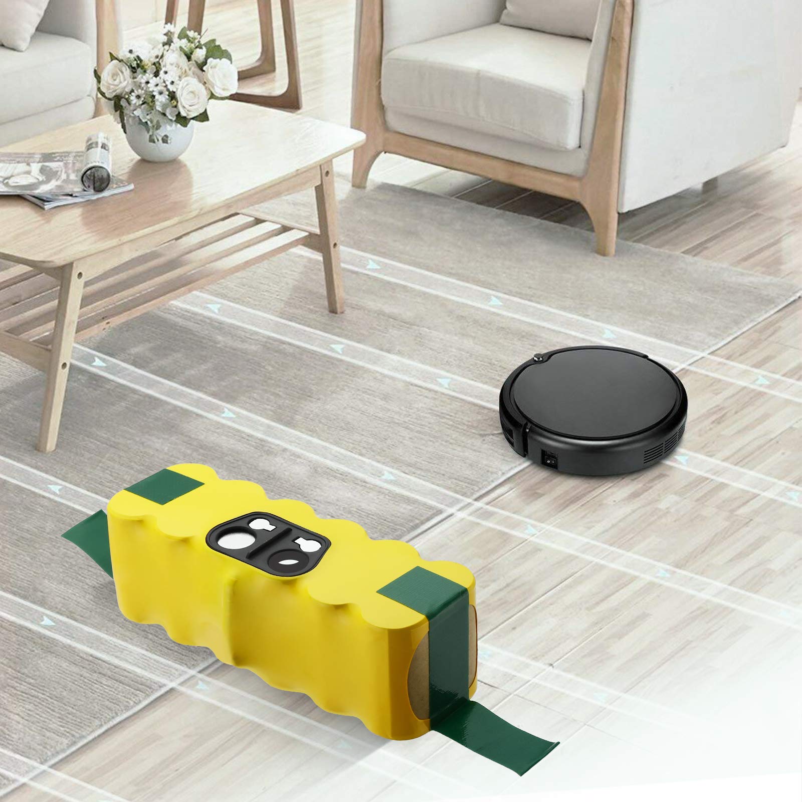 Powerextra Roomba battery compatibility image highlight