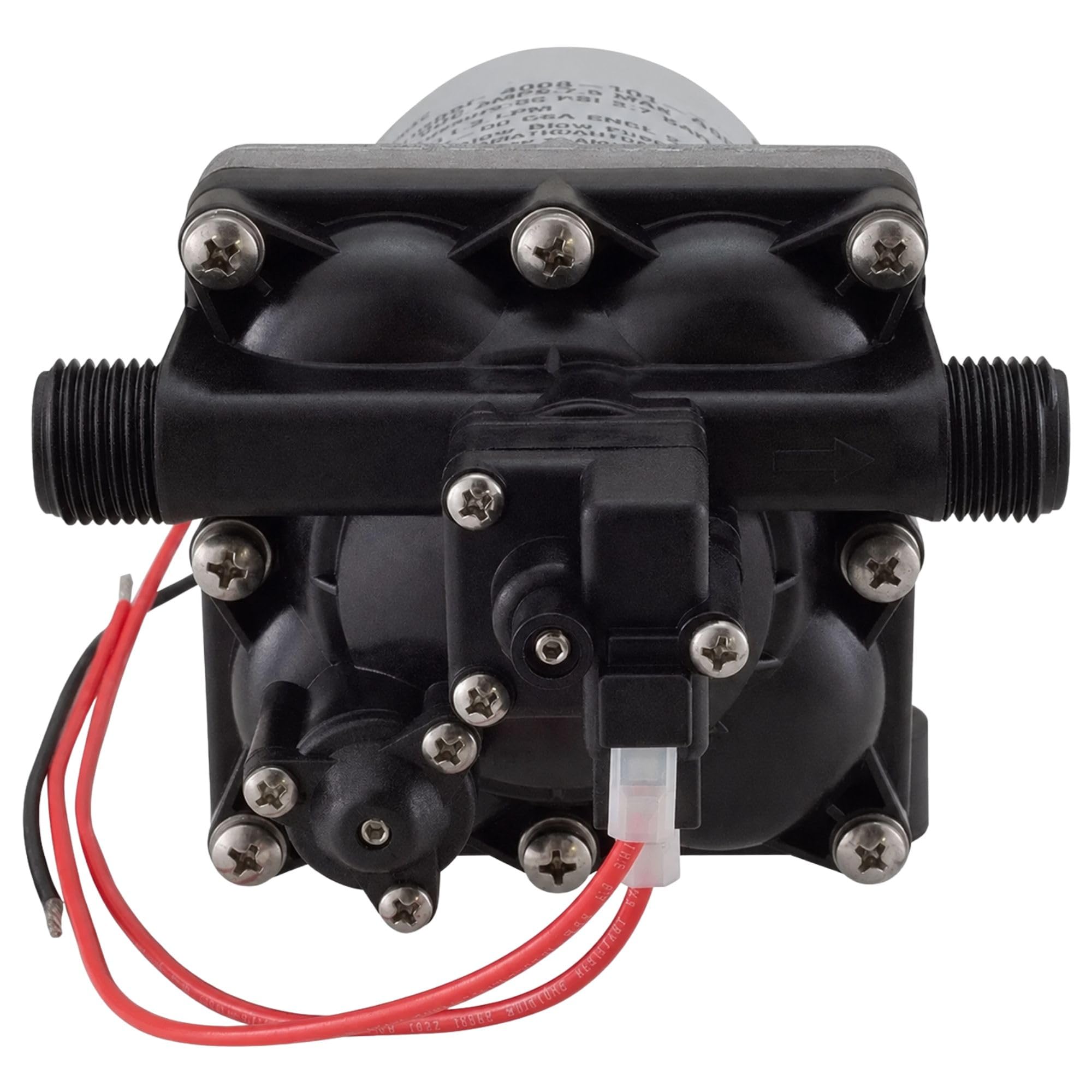 Self-priming 12V water pump for RV and marine use PowerMax