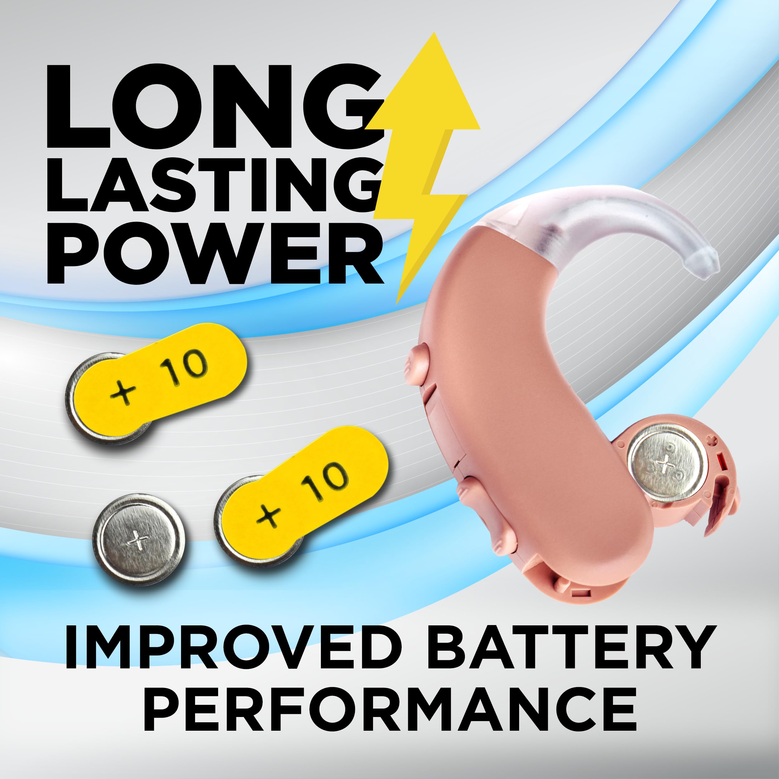 Zinc air technology Powermax size 10 batteries