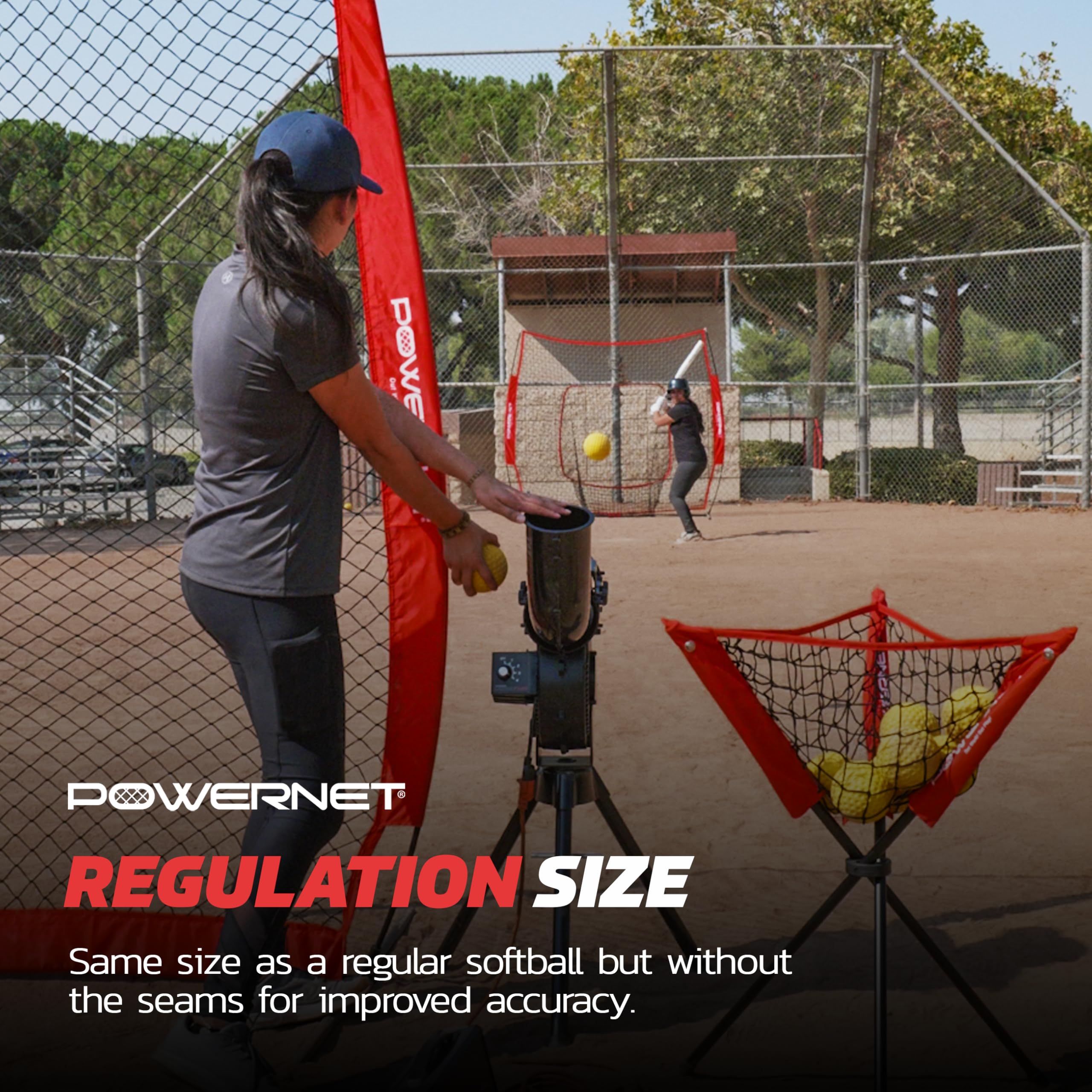 Soft and durable balls safe for use without a batting cage