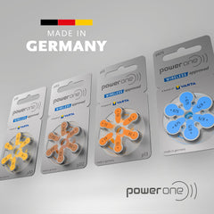 Powerone pack 60 hearing aid batteries