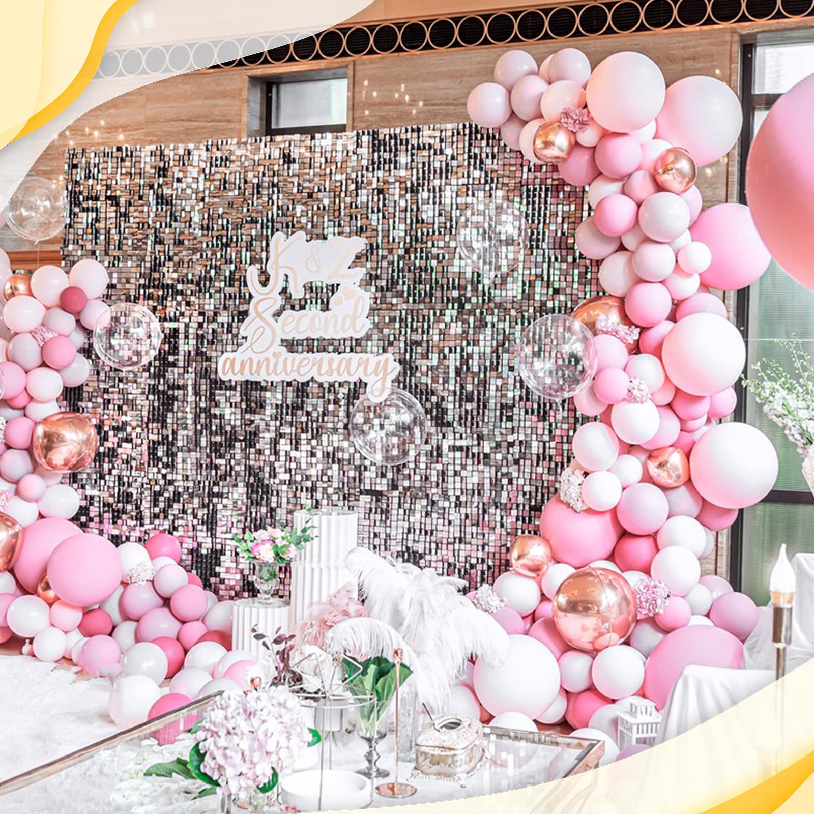 clips compatible with latex balloons and arch frames