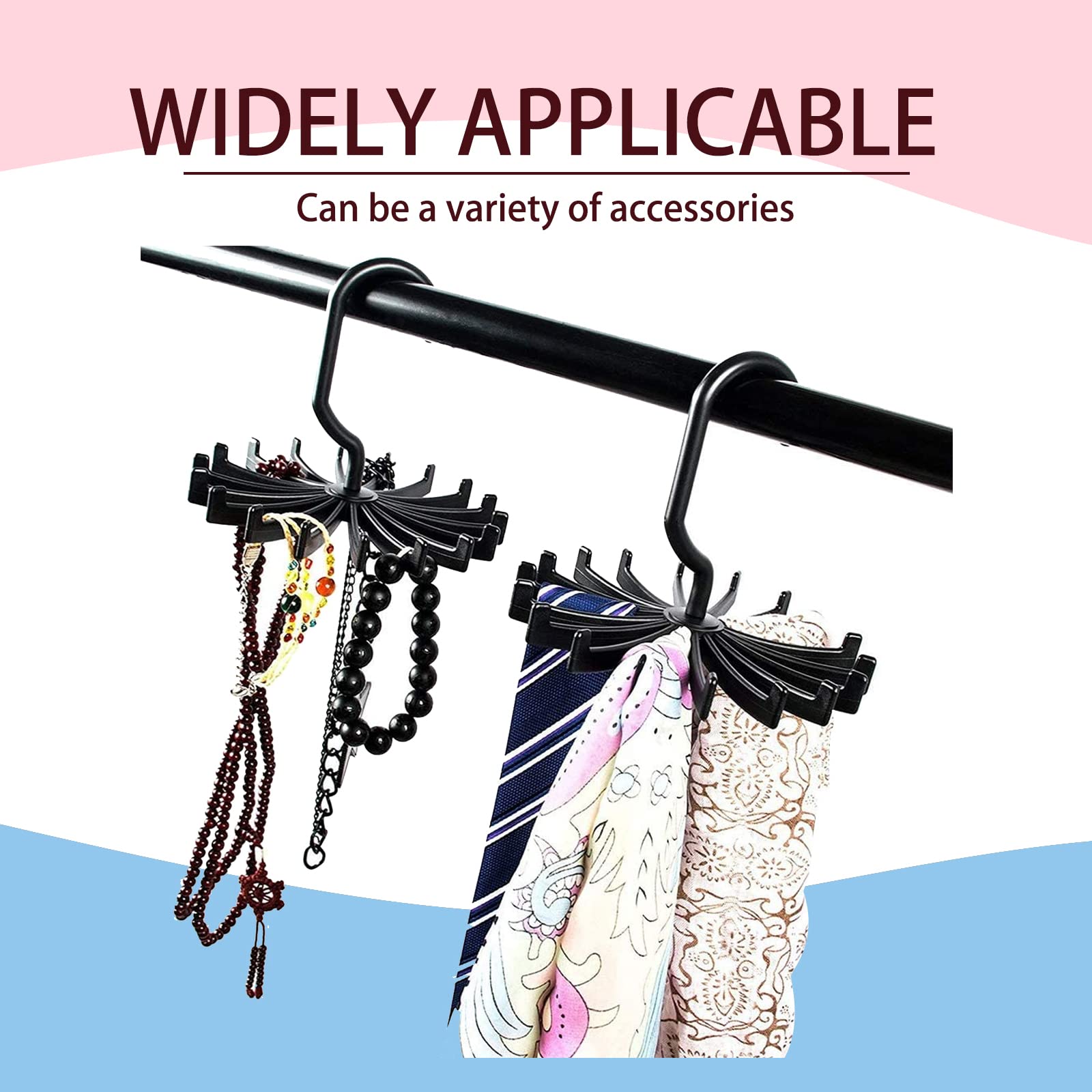 PP plastic construction of circular tie hanger