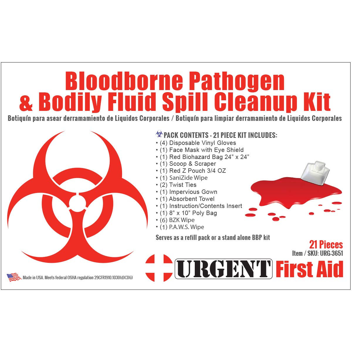 PPE spill cleanup materials image