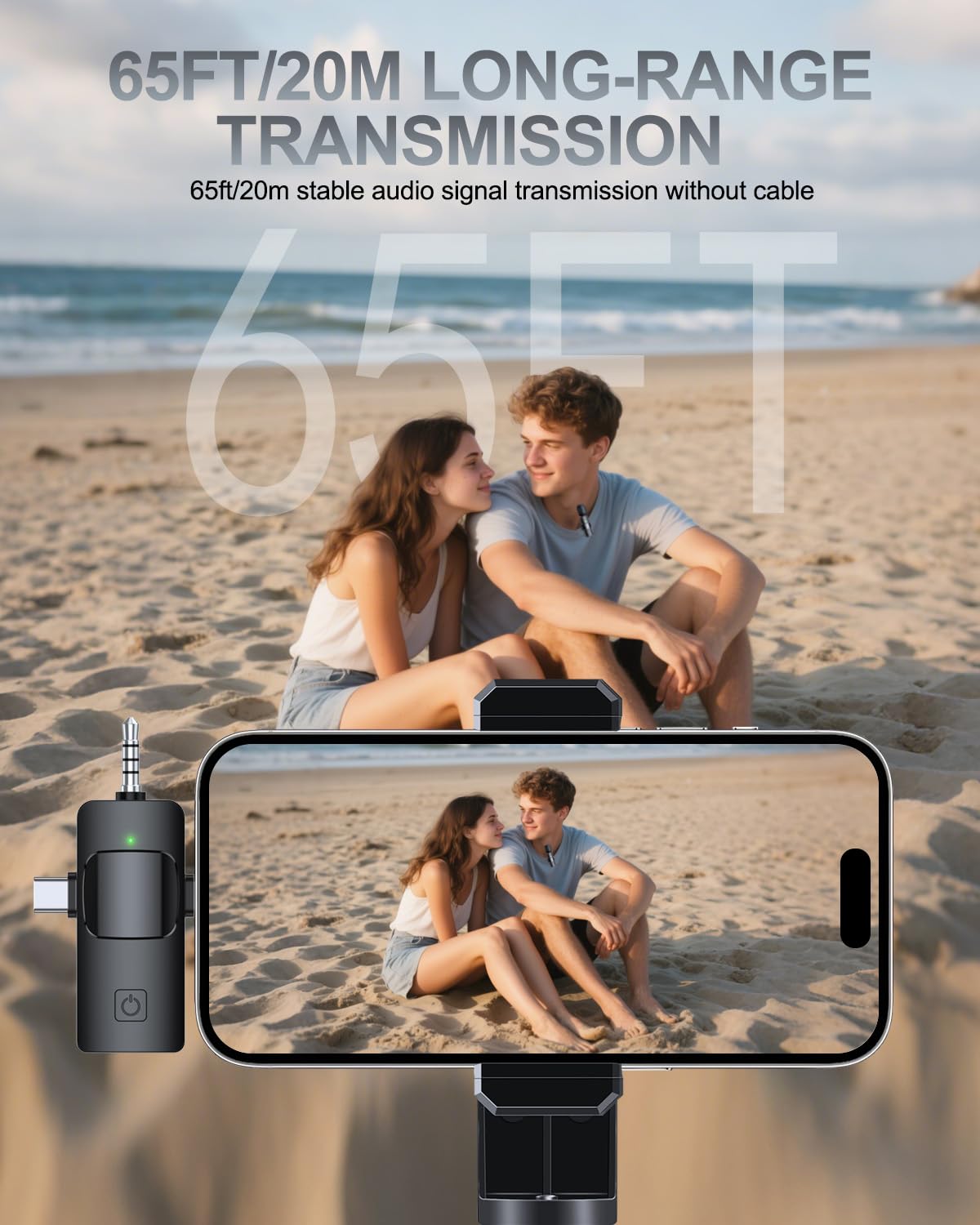 Crystal clear sound with active noise reduction in PQRQP mic