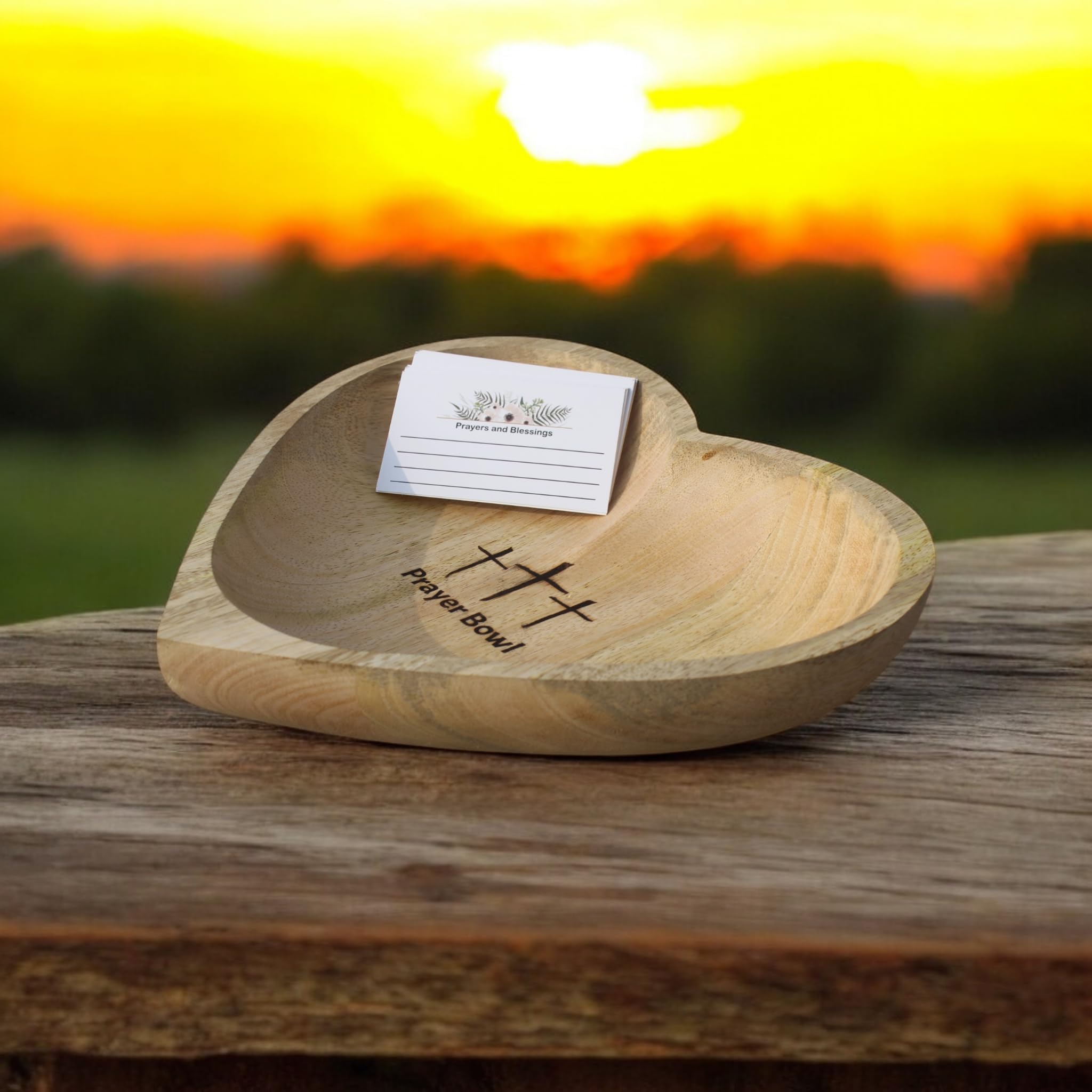 Prayer bowl for Christian home decor