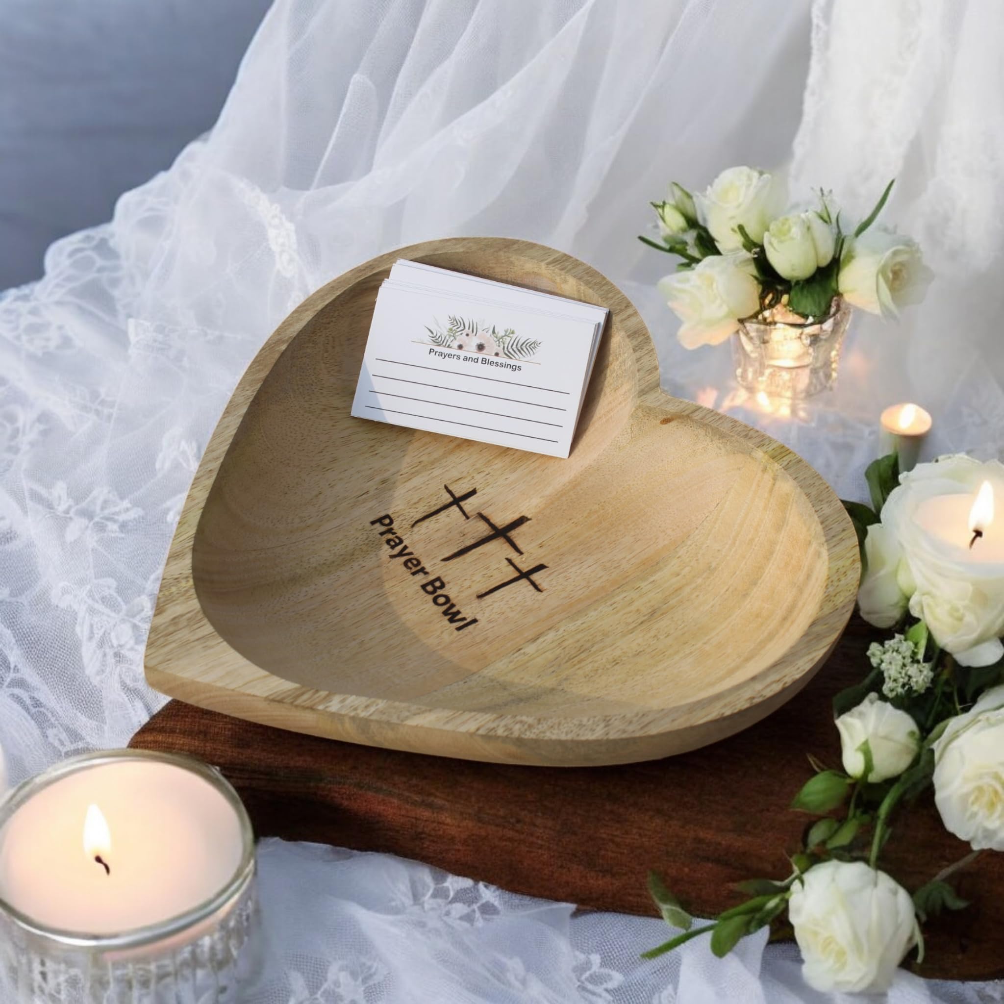 Prayer bowl with 24 cards included