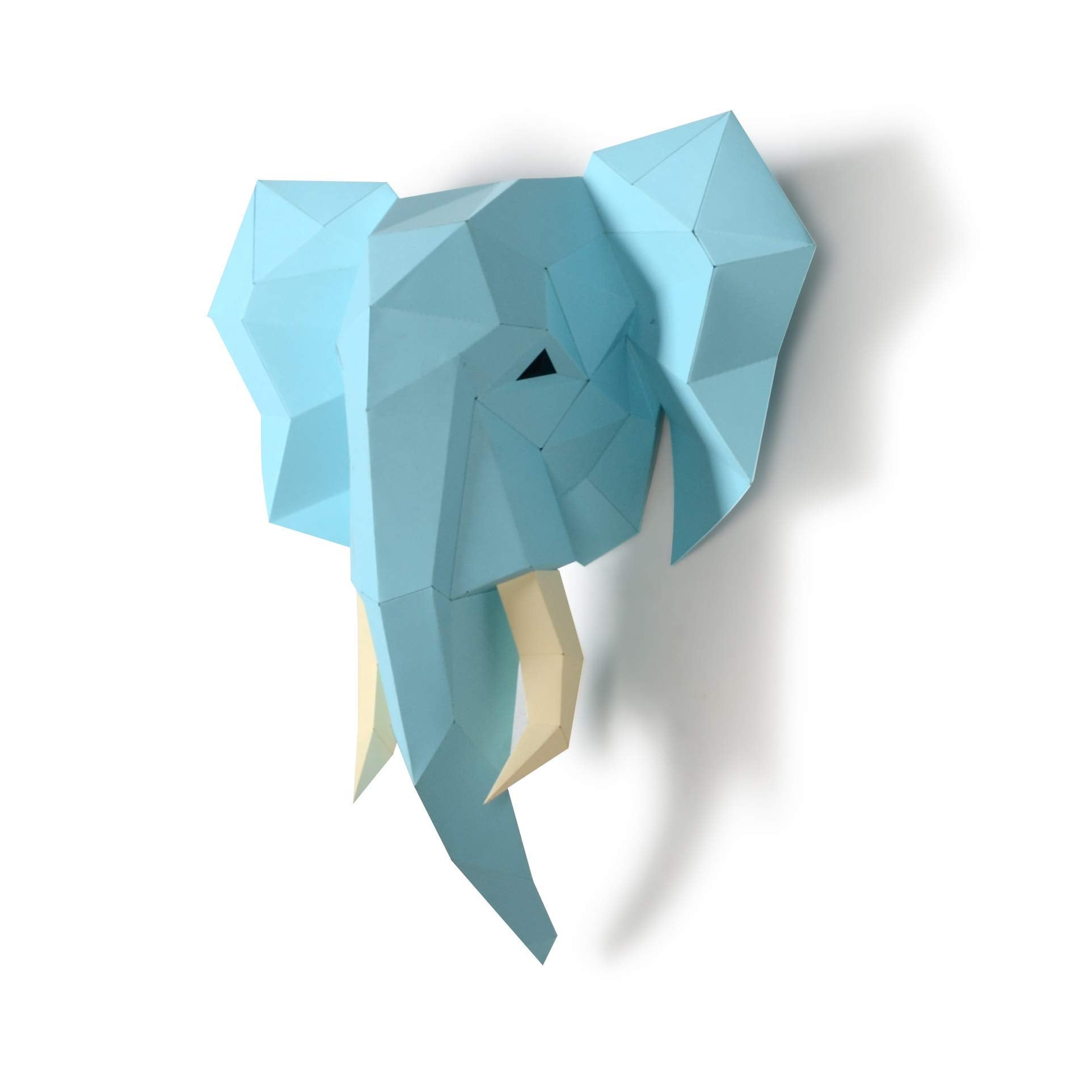 Pre-cut papercraft parts and illustrated instructions