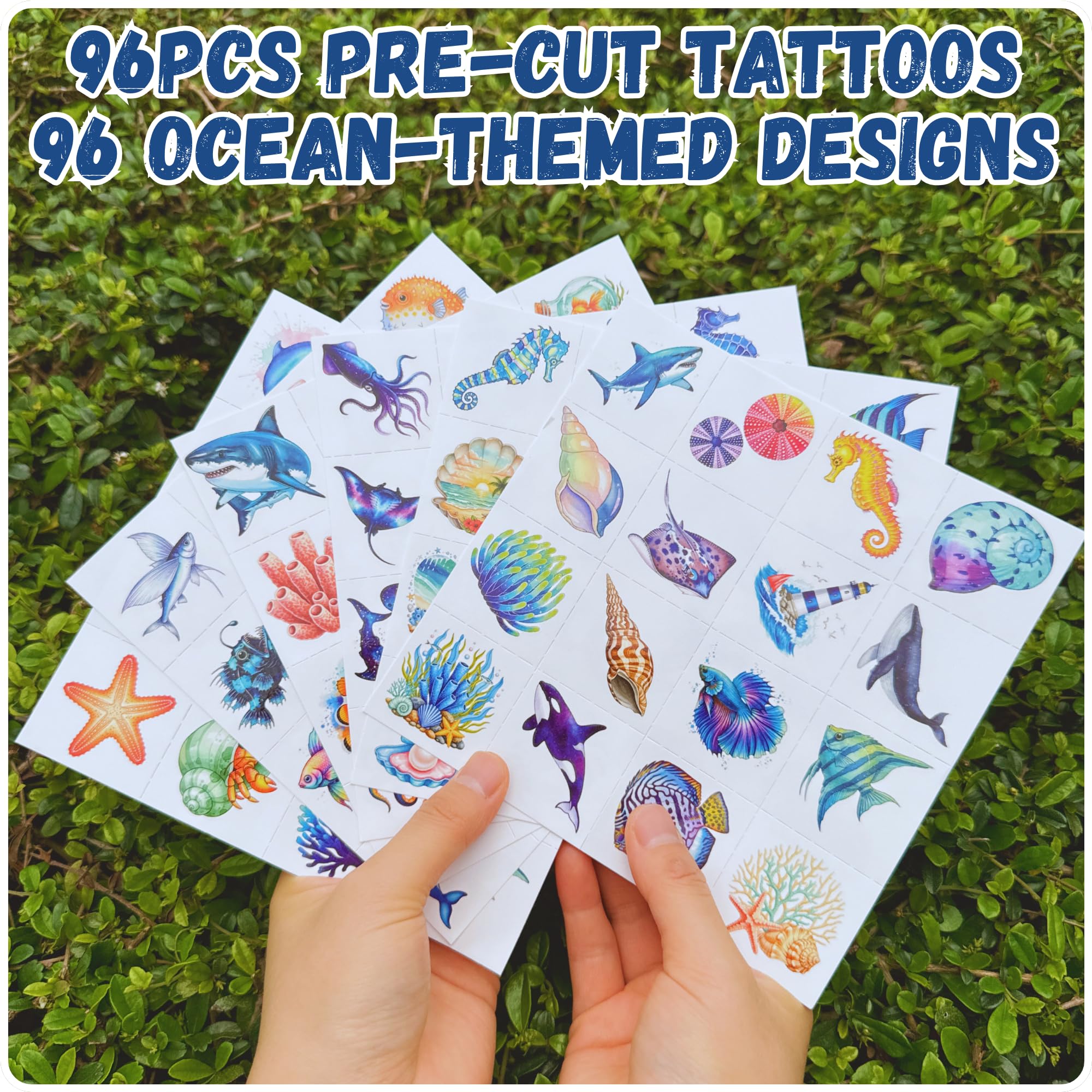 pre-cut temporary tattoos tear by hand
