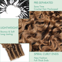 Pre-separated design close-up