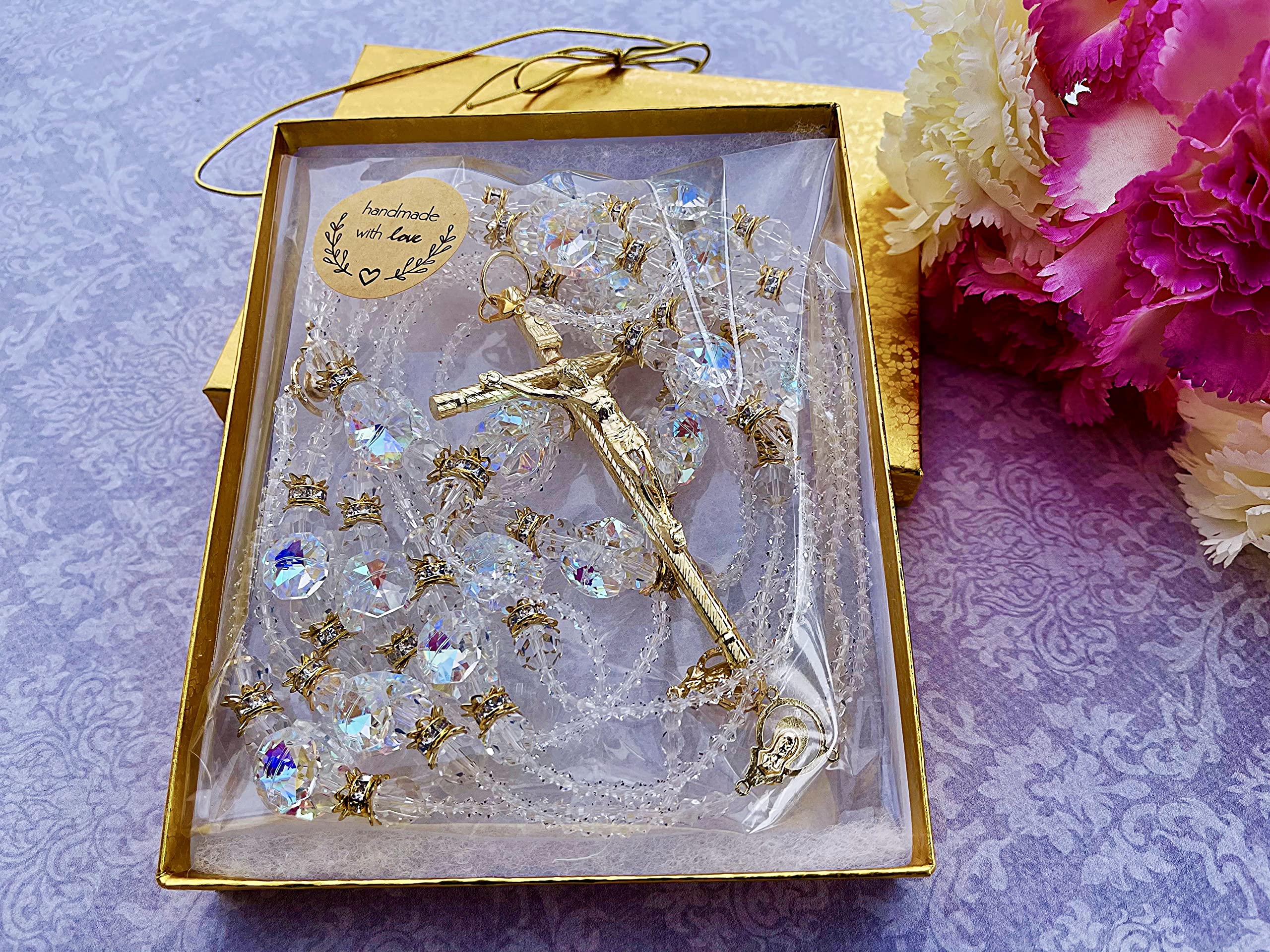Preciosa crystal components used in wedding lasso