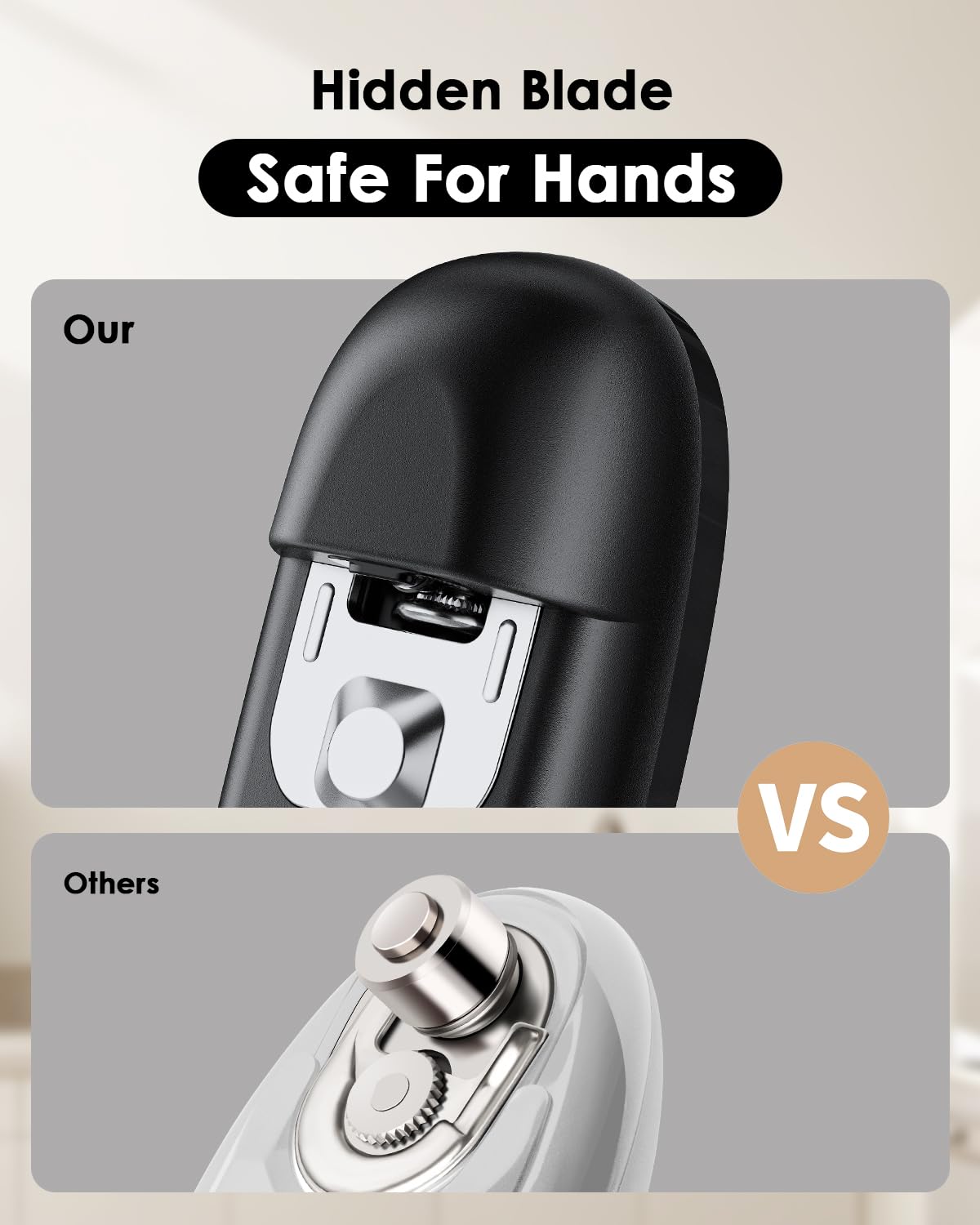 Precision side-cut smooth-edge design with magnet lid