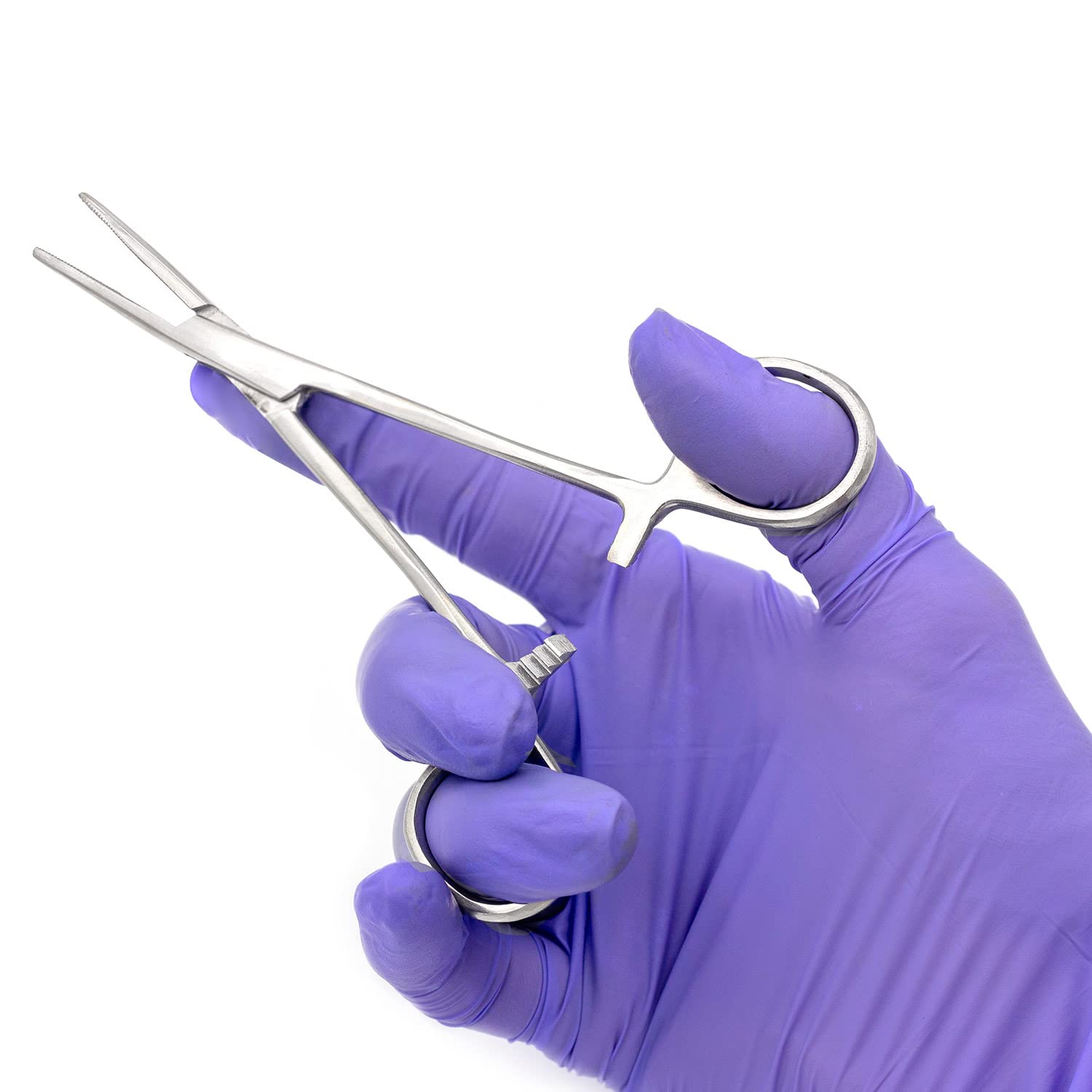 Right-handed friendly Kelly forceps description