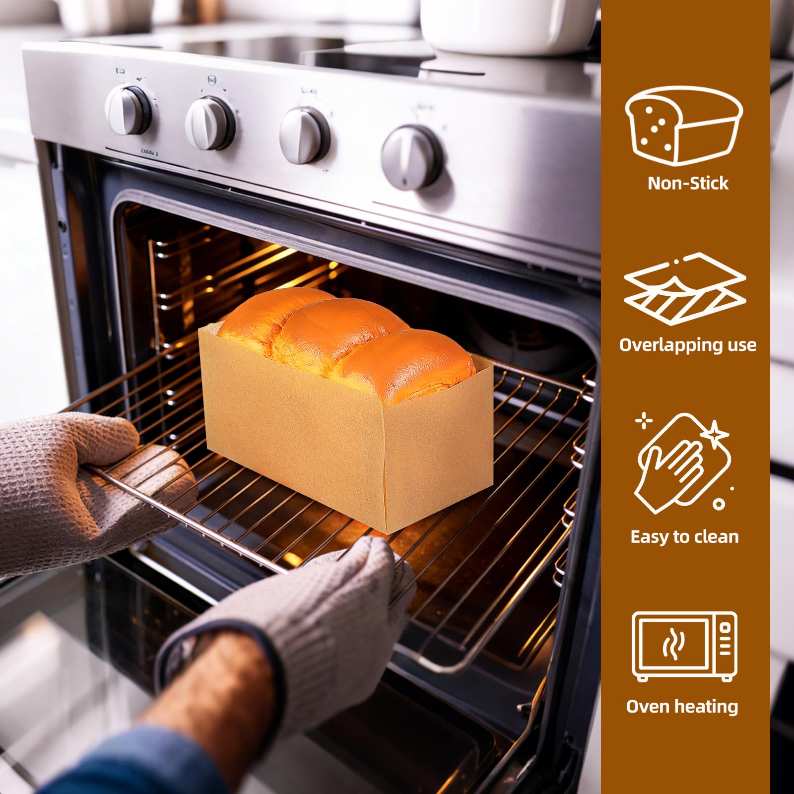 Precut baking sheets for mess free prep