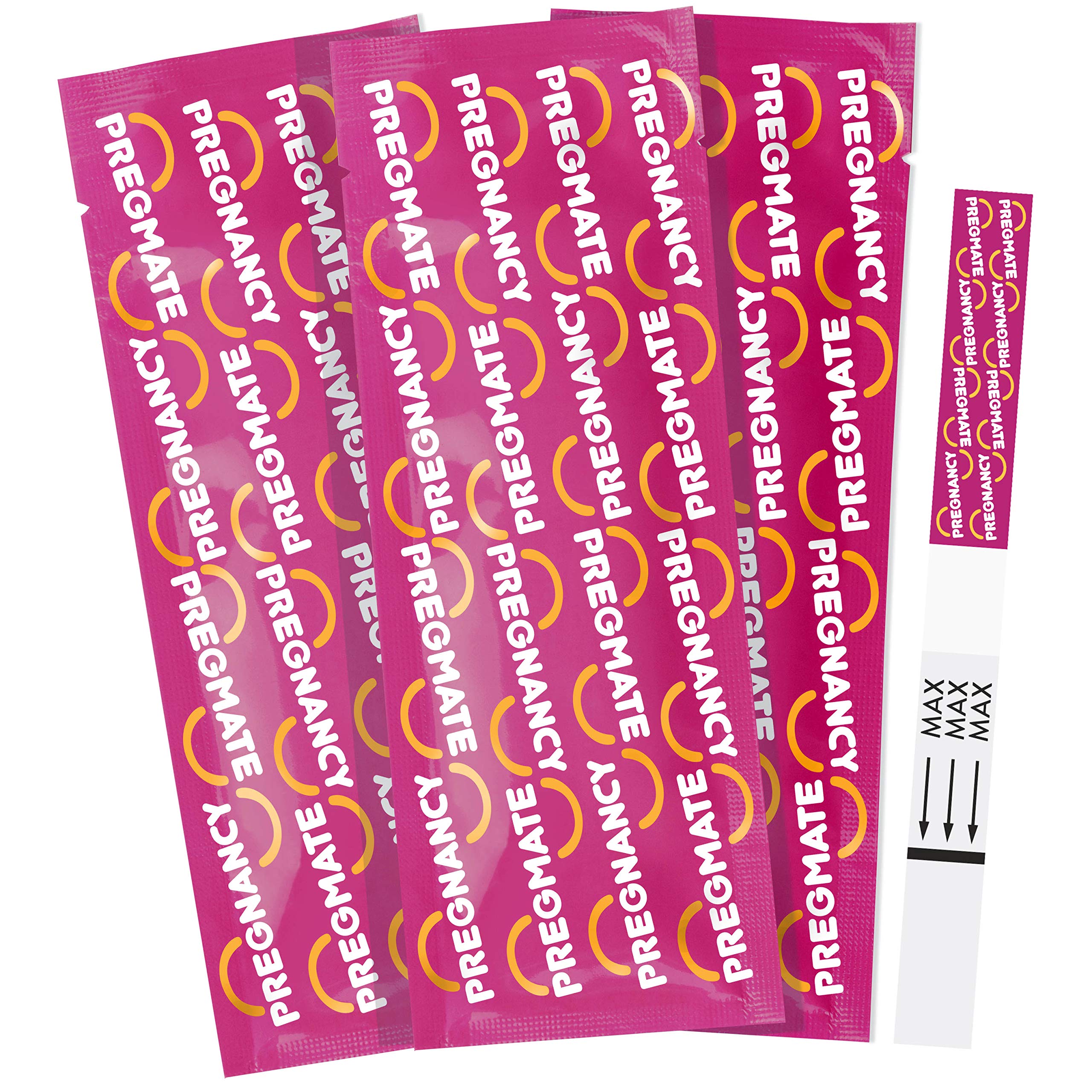 Pregmate pregnancy strips close up