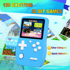 Compact handheld console with arcade-style joystick