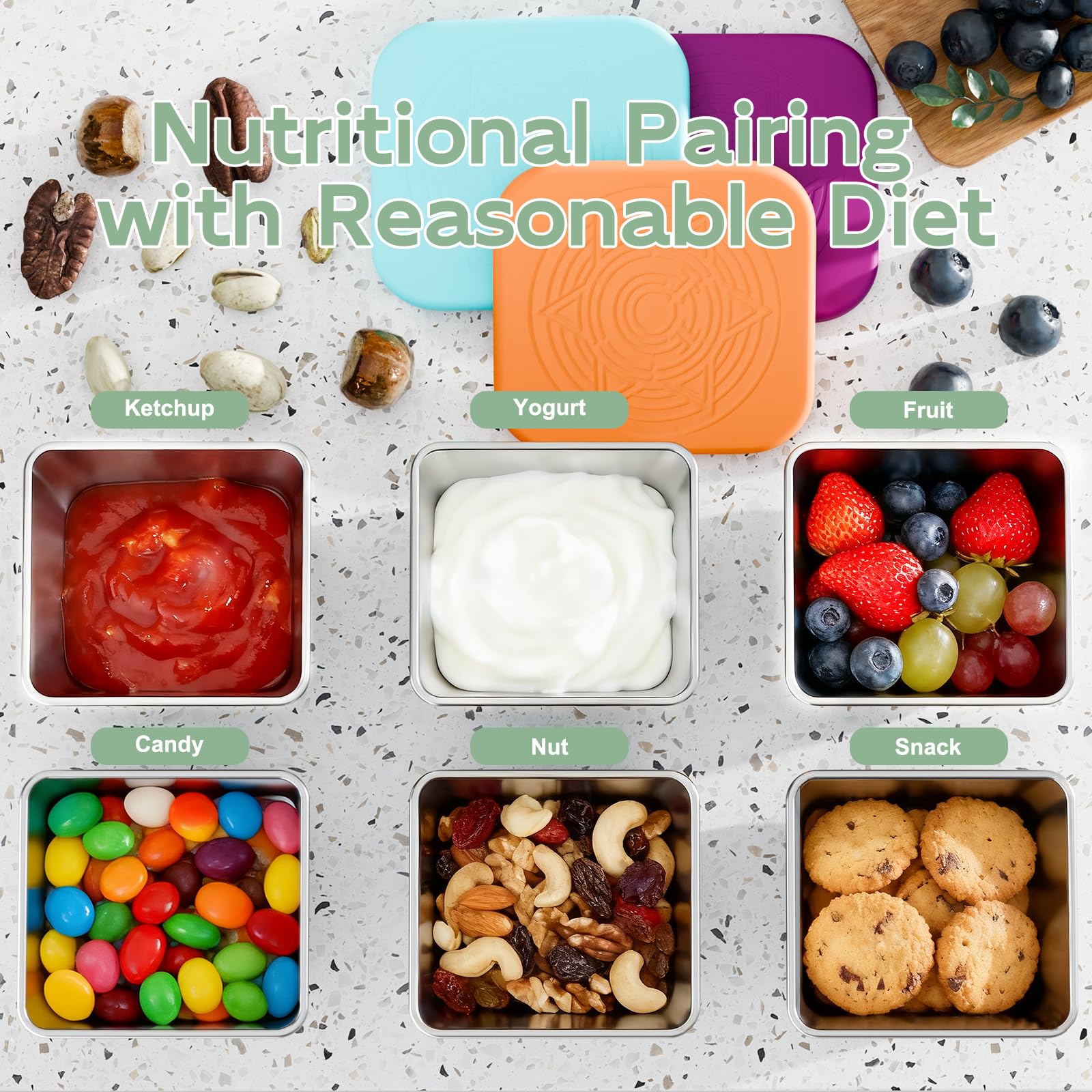 18/8 stainless steel rust-resistant and BPA-free