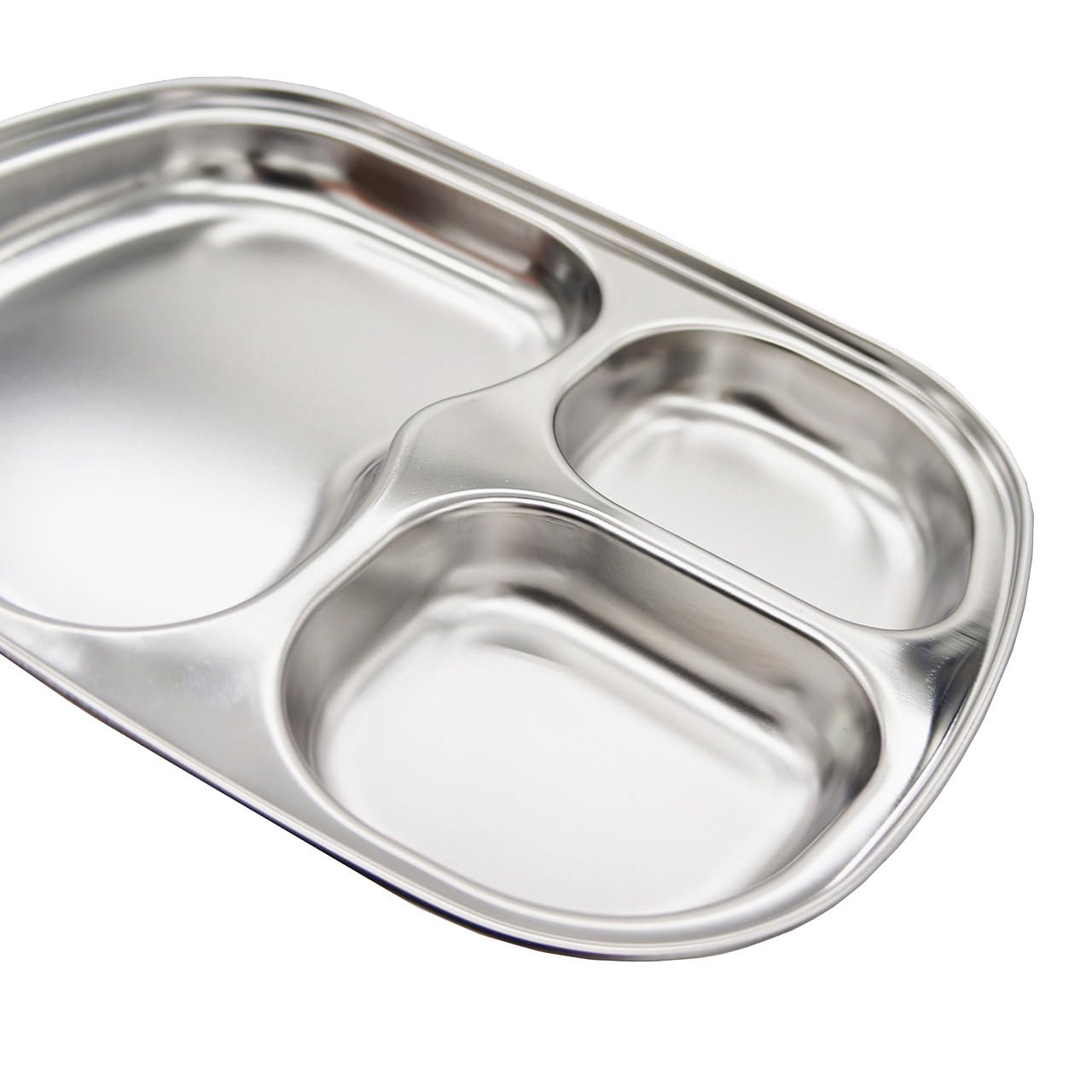 Premium Korean 304 stainless steel divided plate for kids