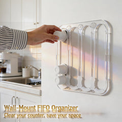 Under-cabinet pod holder with four tracks
