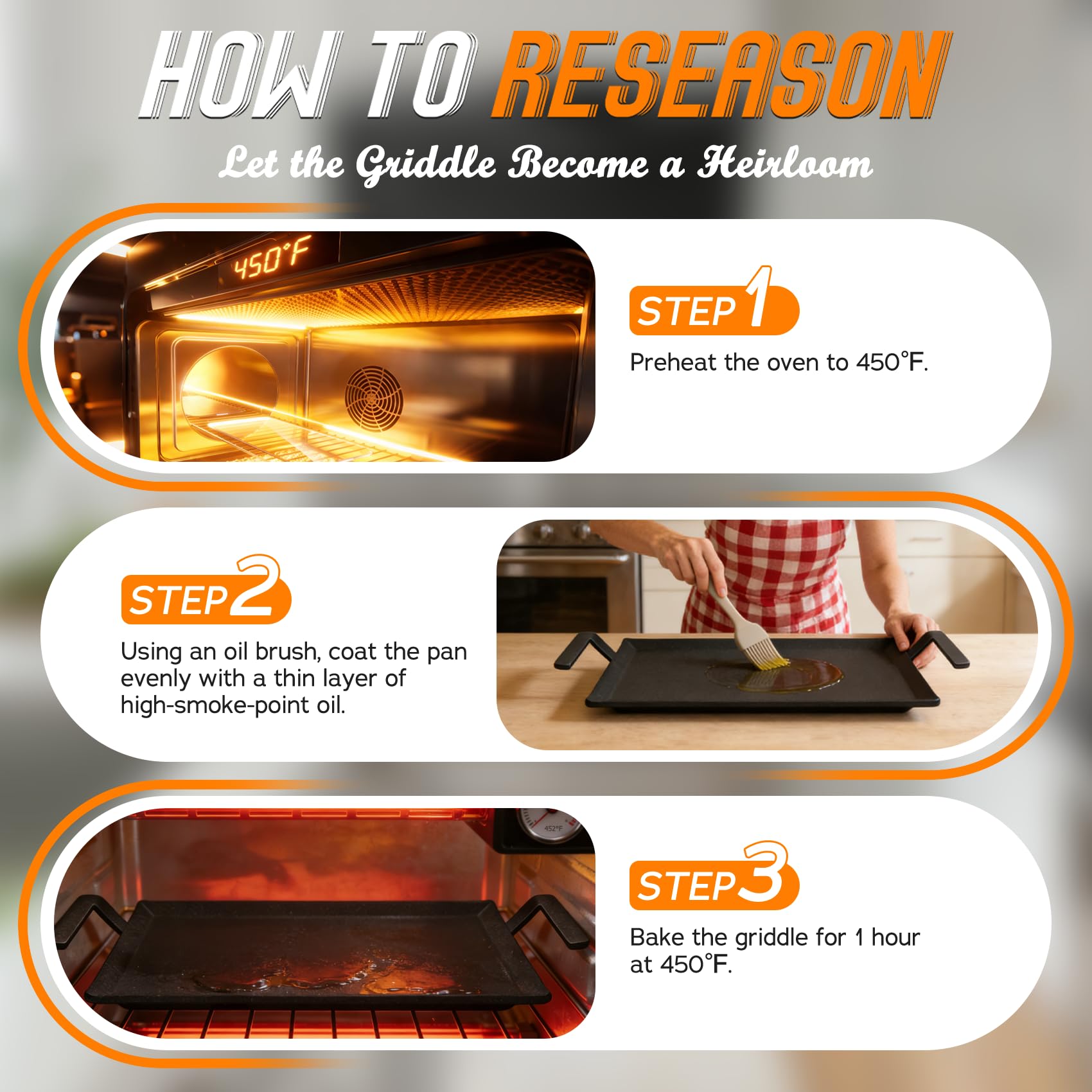 Non-toxic carbon steel griddle for campfire and stovetop