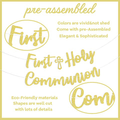 DIY banner kit with pre-cut letters and string